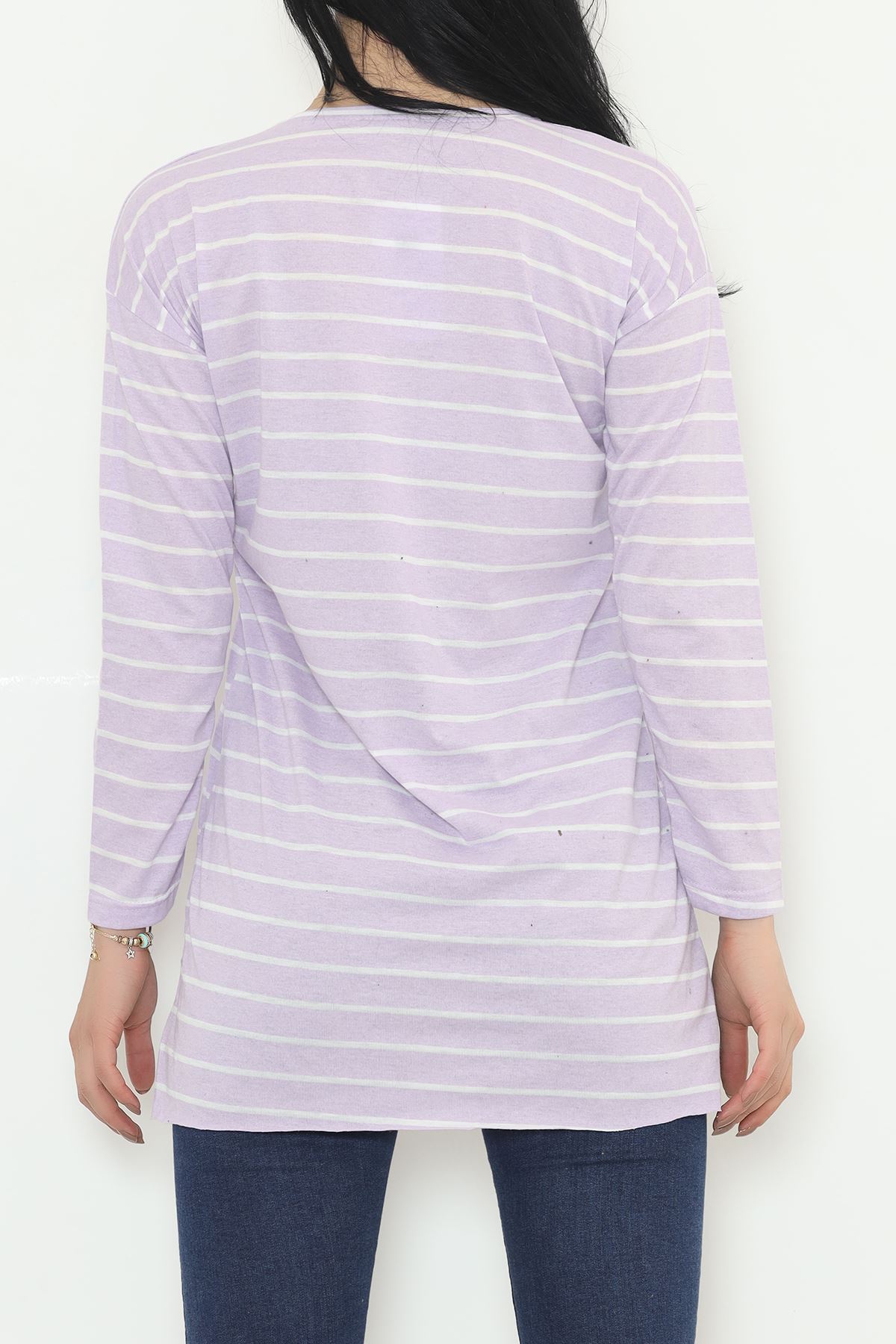 Striped Tunic Lilac - 11313.1567.