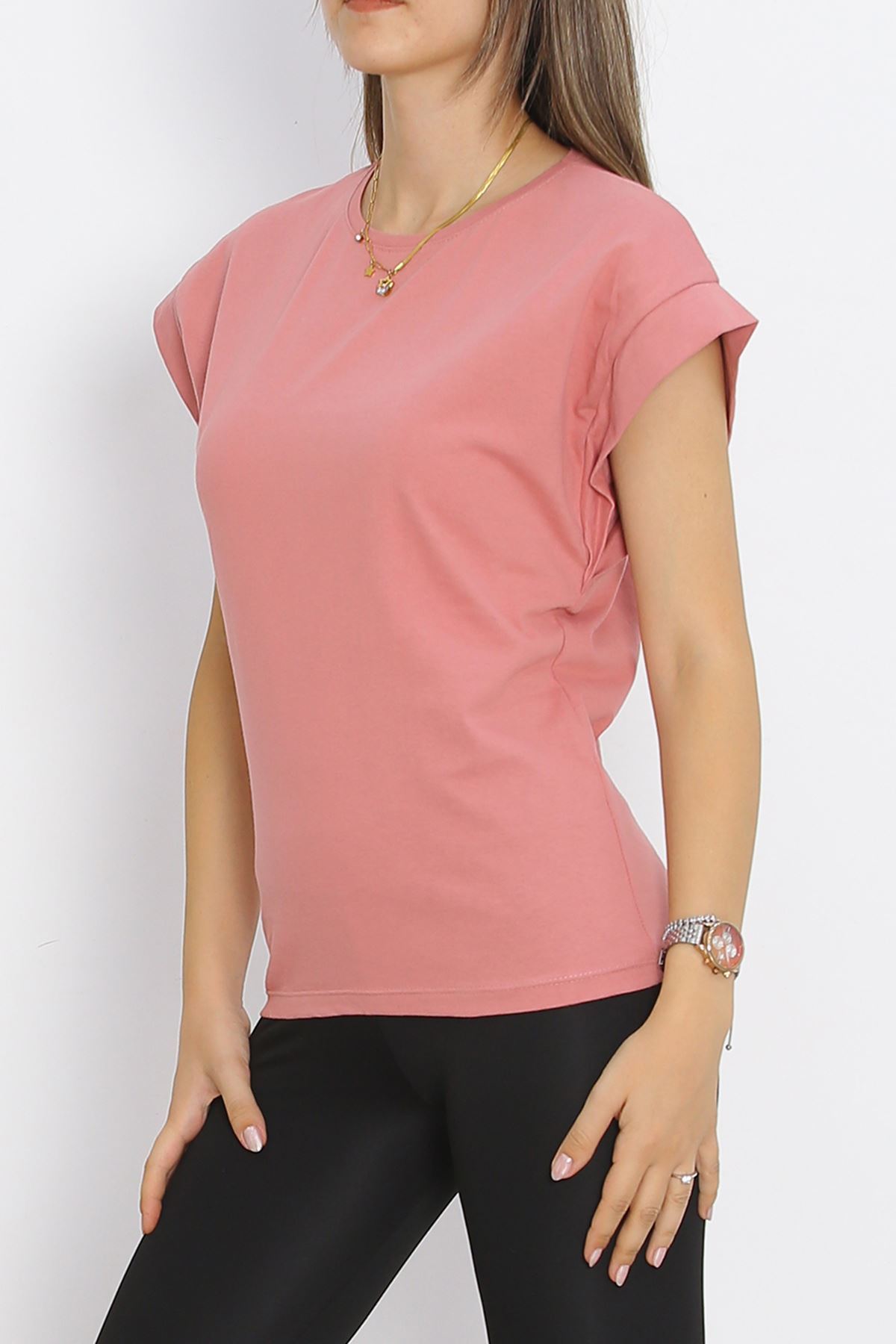 Single Jersey Double Sleeve T-Shirt Rose Dry - 15875.1567.