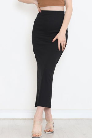 Scuba Fabric Pencil Skirt Black - 20253.1778.