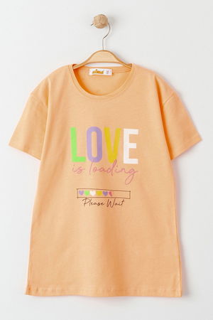 8-12 Years Printed Kids T-Shirt Orange - 724135.1576.