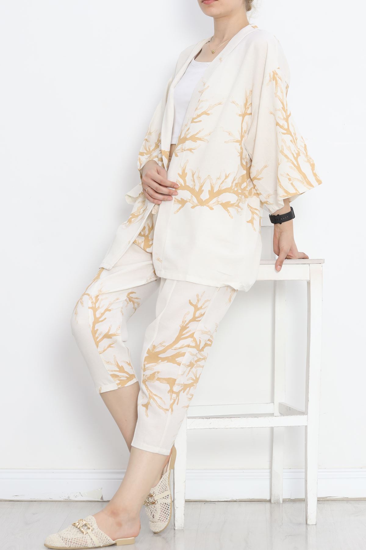 Kimono Set Whitebeige - 152342.701.