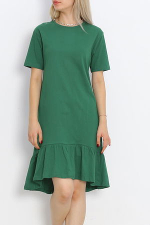 Ruffled Dress Emerald - 15868.1567.