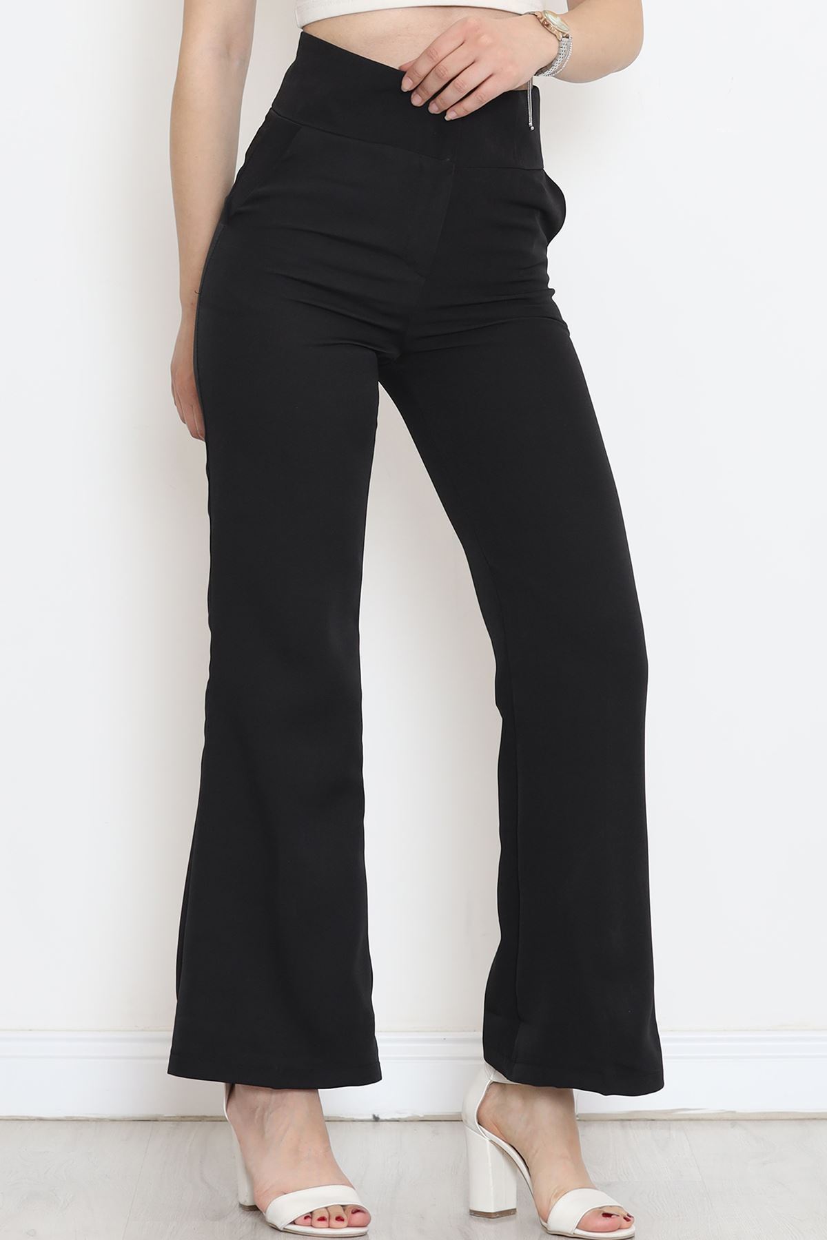 Double Leg Trousers Black - 726.1247.