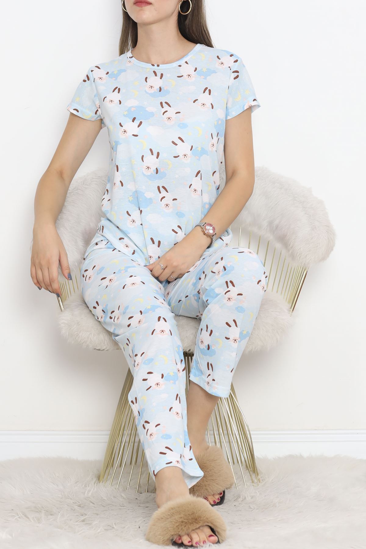 Patterned Pajama Set Bebemavi - 130.1287.