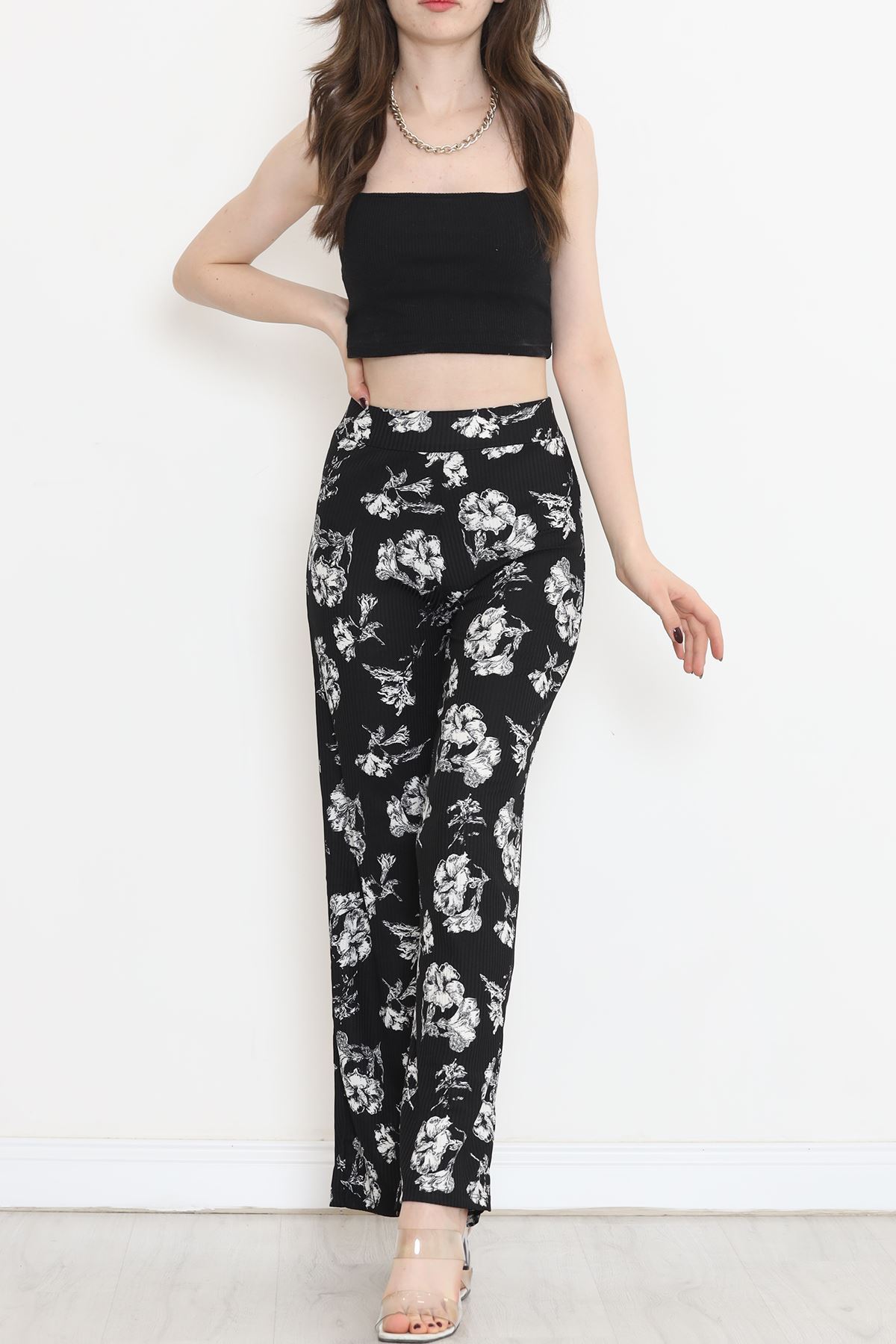 Camisole Pants Black Floral - 2395.555.