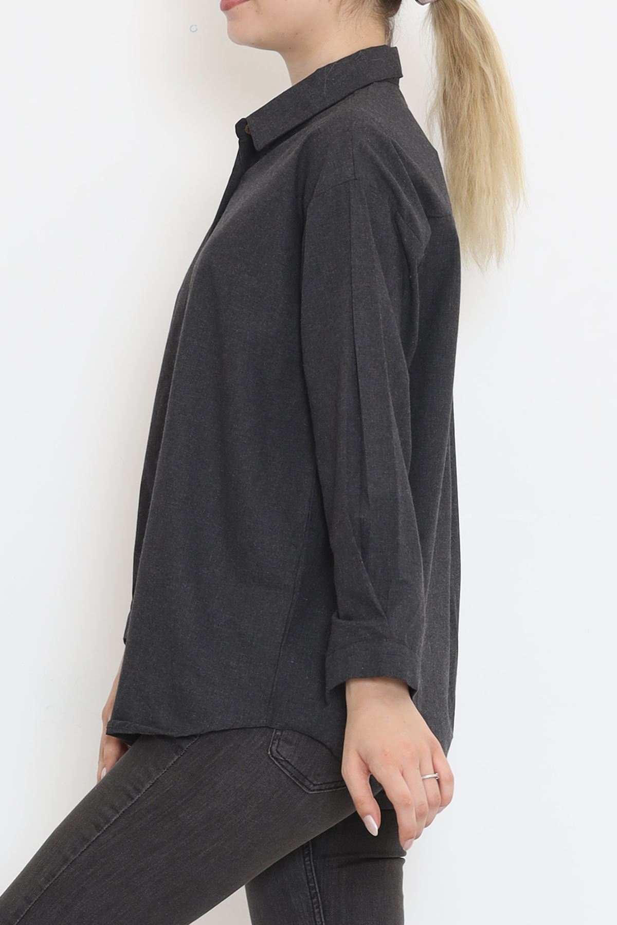 Oversize Shirt Anthracite - 152444.701.