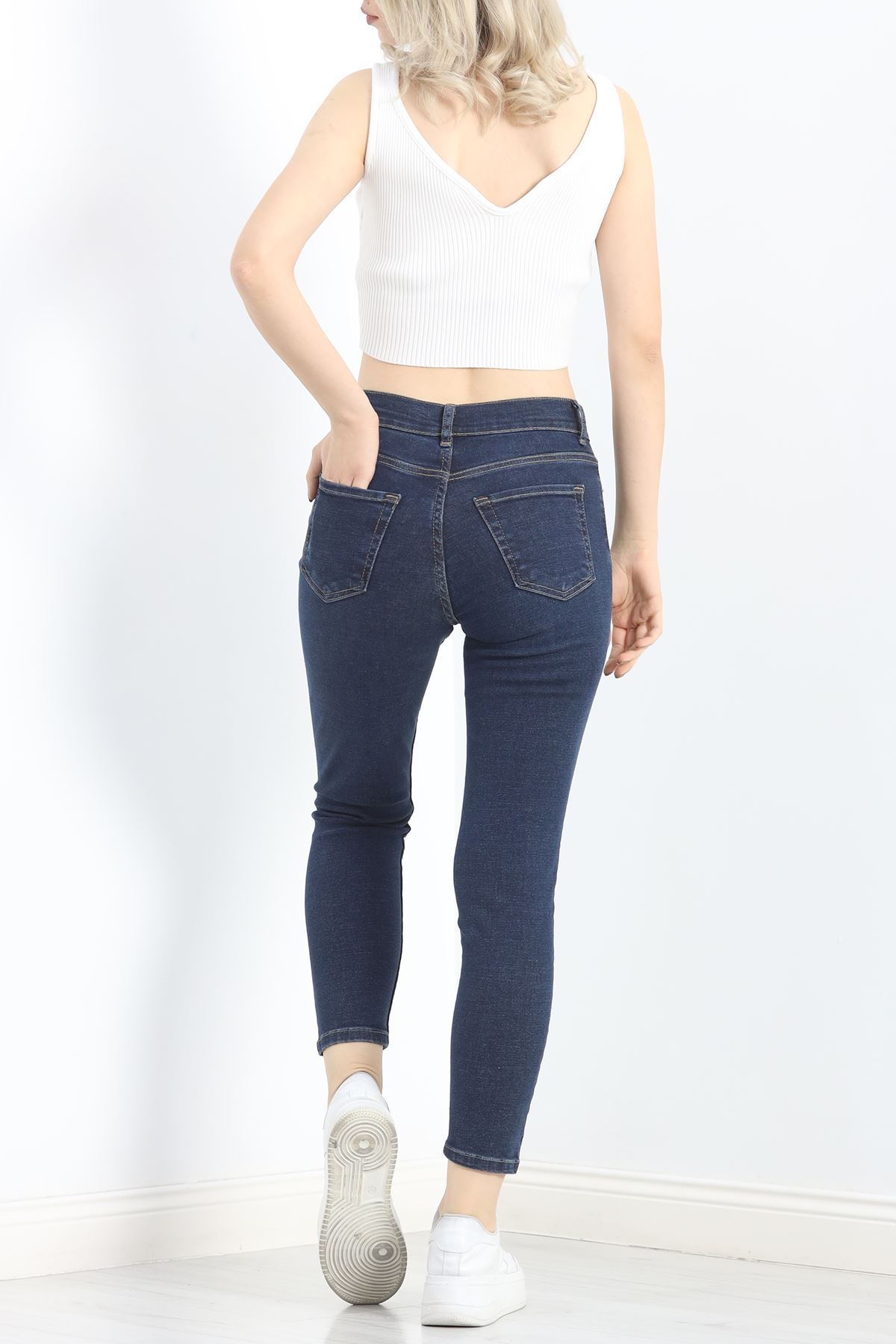 Mom Boyfriend Jeans Tintkahve  - 20432.1778.