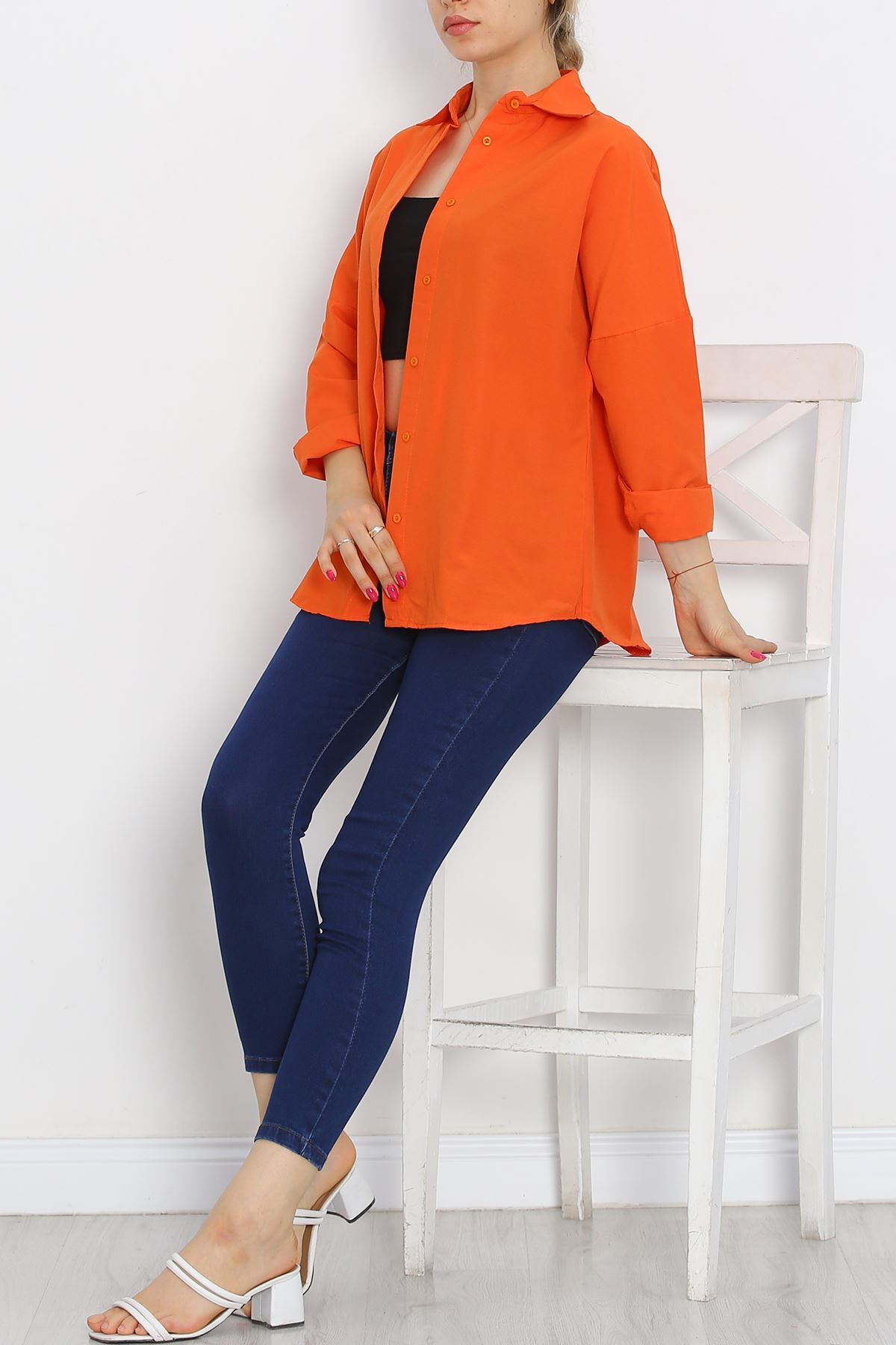 Oversize Shirt Orange - 18934.1247.