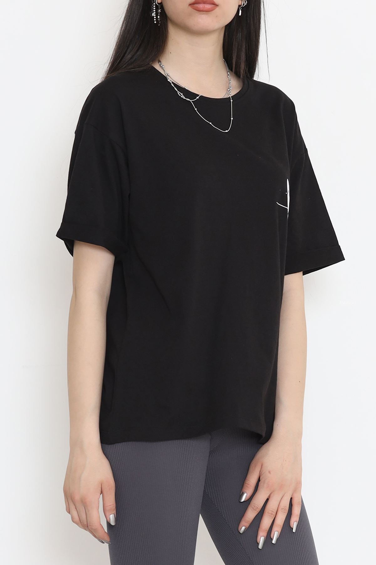 Printed T-shirt Black - 16531.1567.