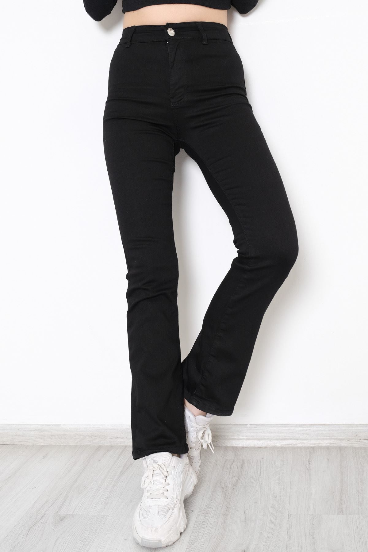 Flared Fade-Free Jeans Black - 1432.1431.