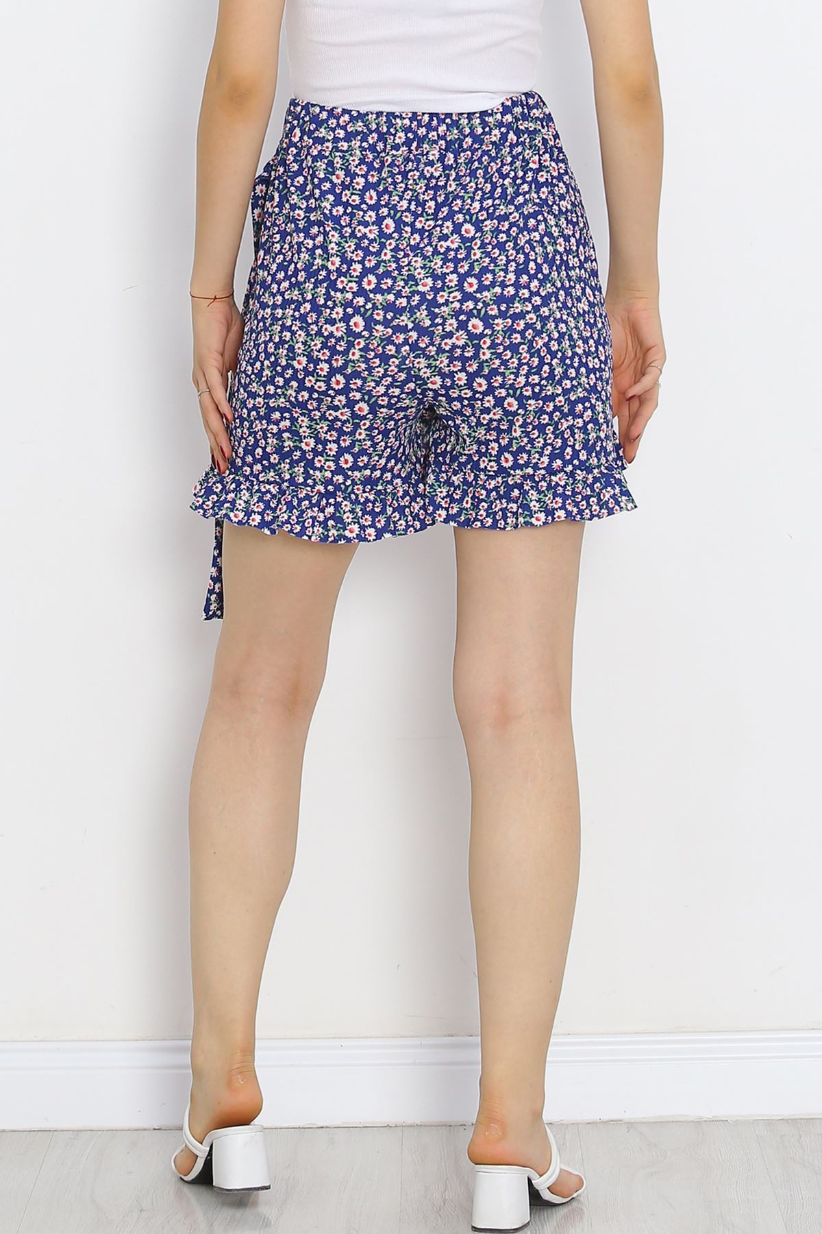 Belted Shorts Skirt Indigo - 18933.1247.