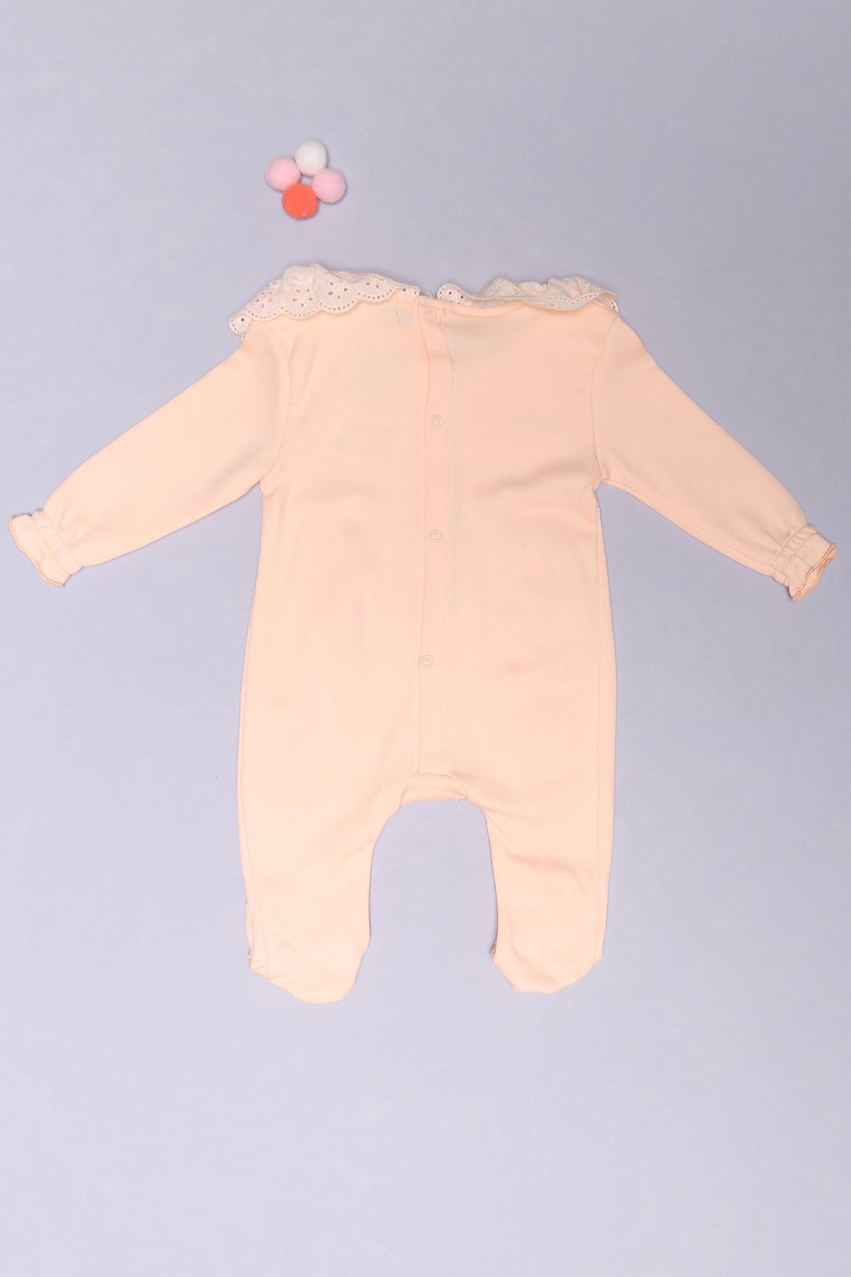 0-12 Months Baby Jumpsuit Salmon - 07651.1803.