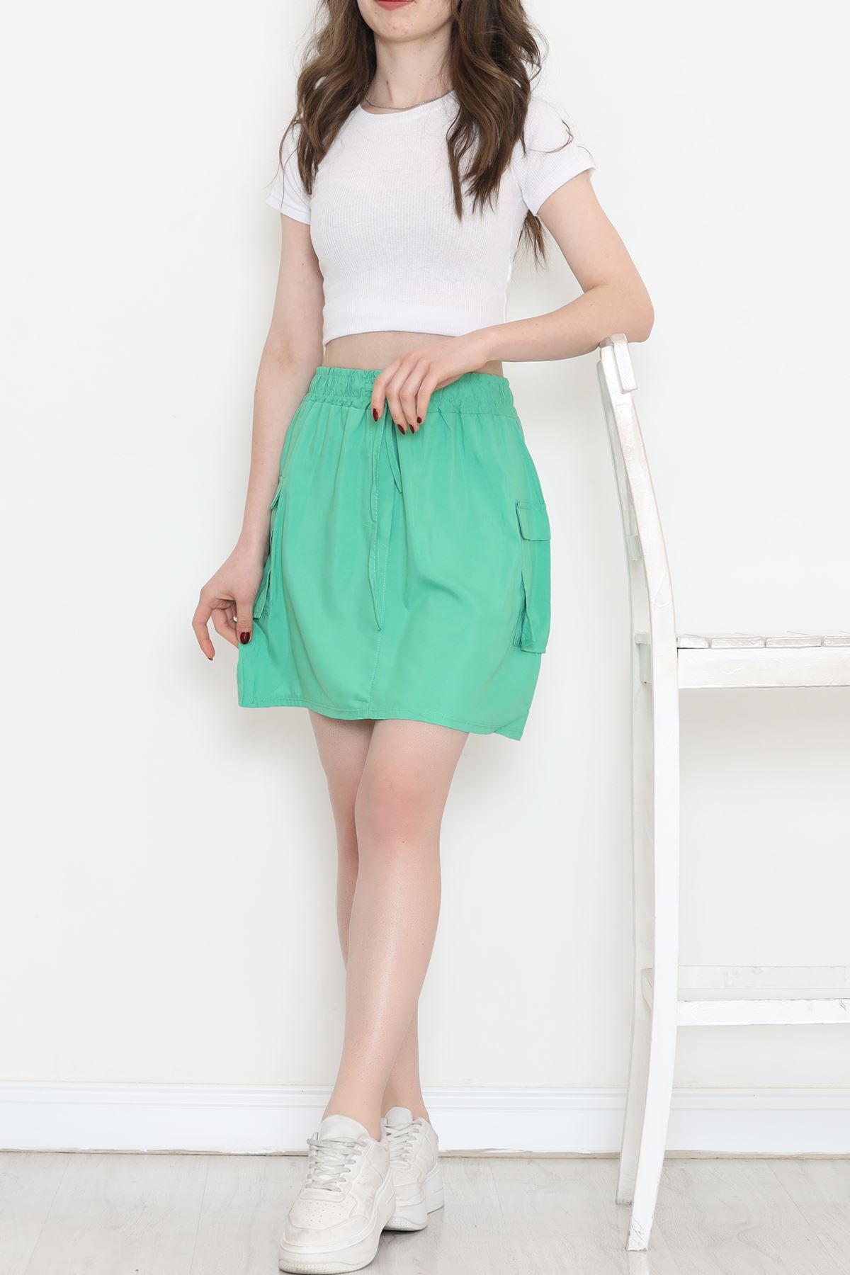 Double Pocket Skirt Green - 3468.1595.