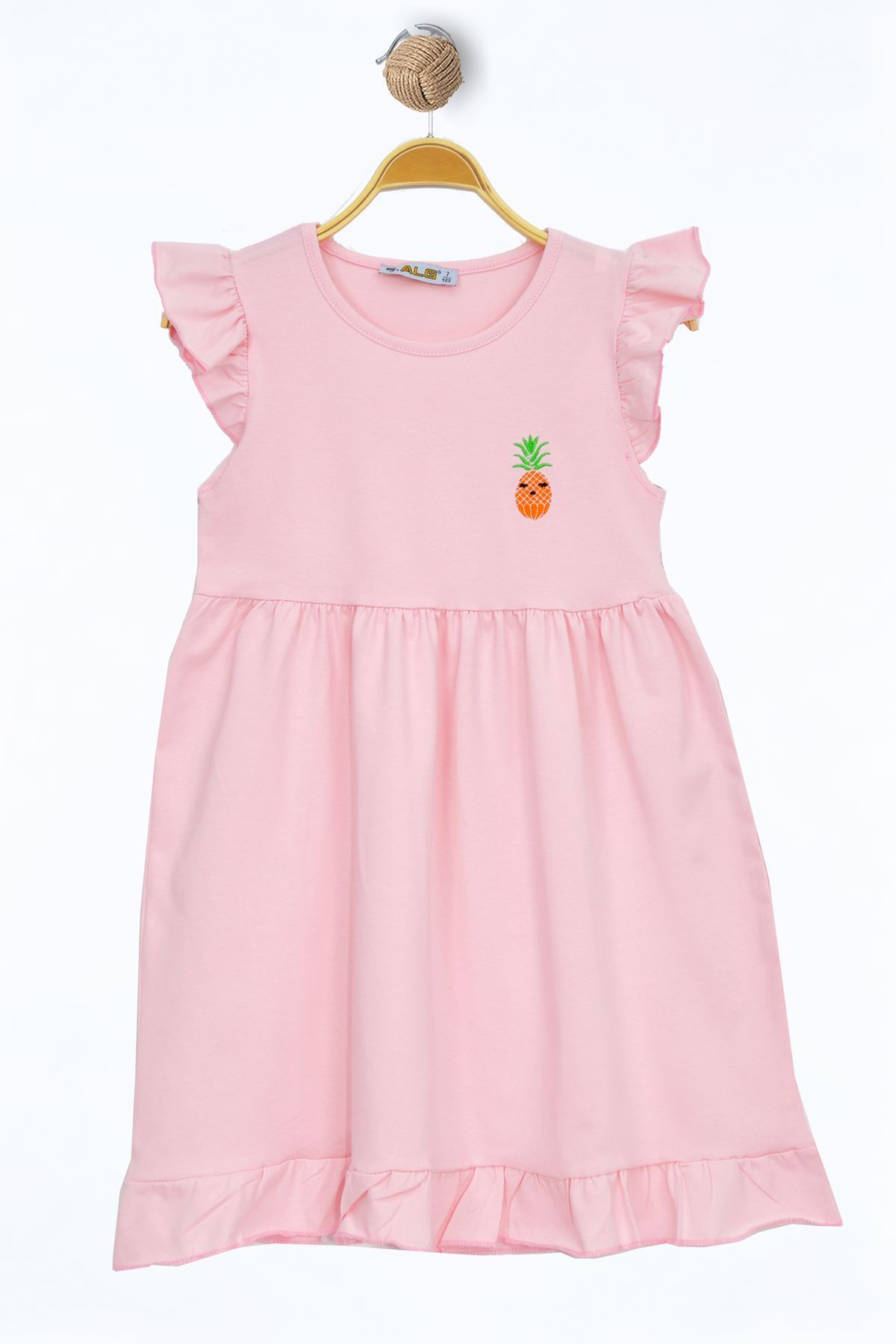 3-7 Years Embroidered Children's Dress Pink - 624519.1576.