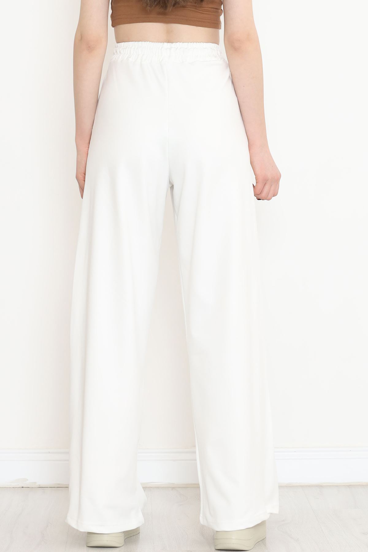 Palazzo Sweatpants White - 17157.1247.