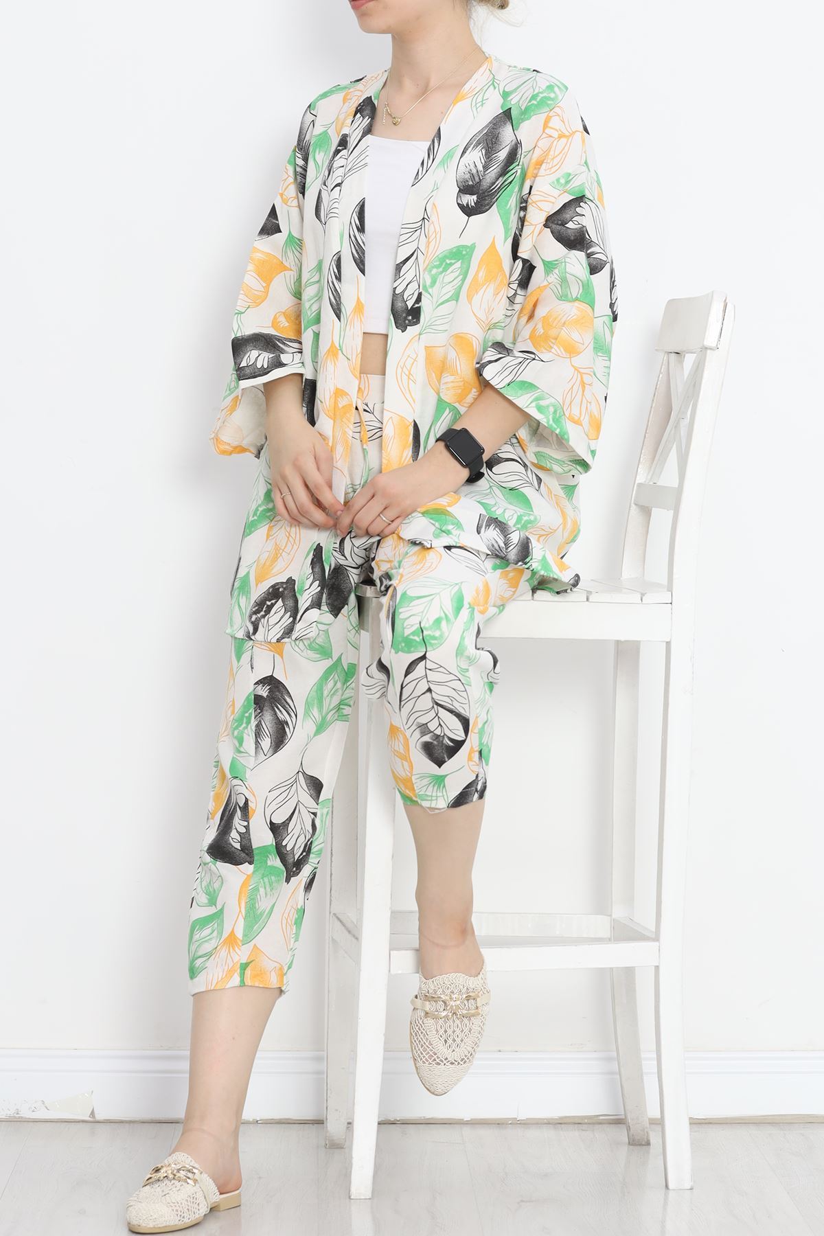 Kimono Set Orange-Green - 152342.701.