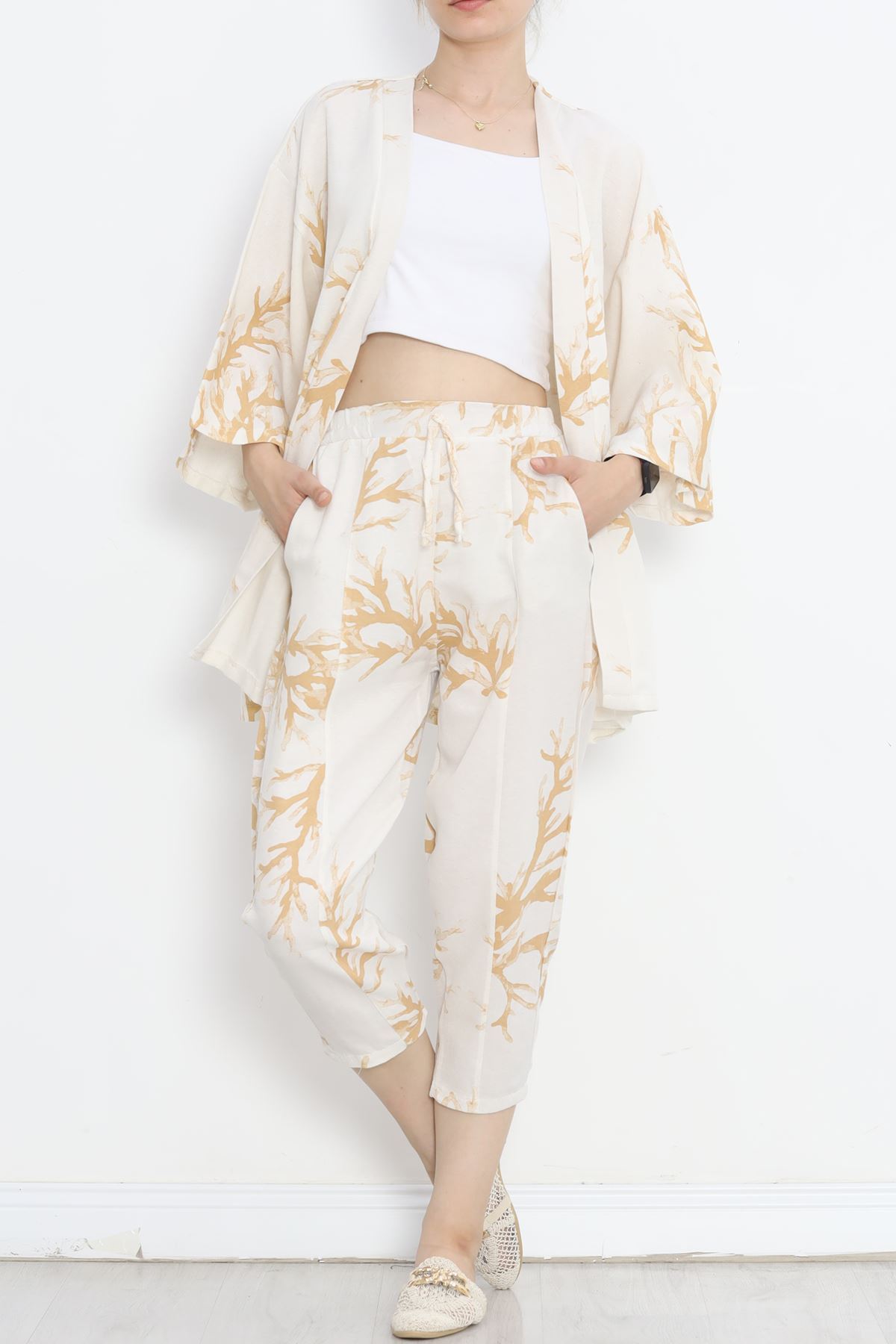 Kimono Set Whitebeige - 152342.701.