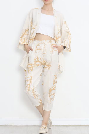 Kimono Set Whitebeige - 152342.701.