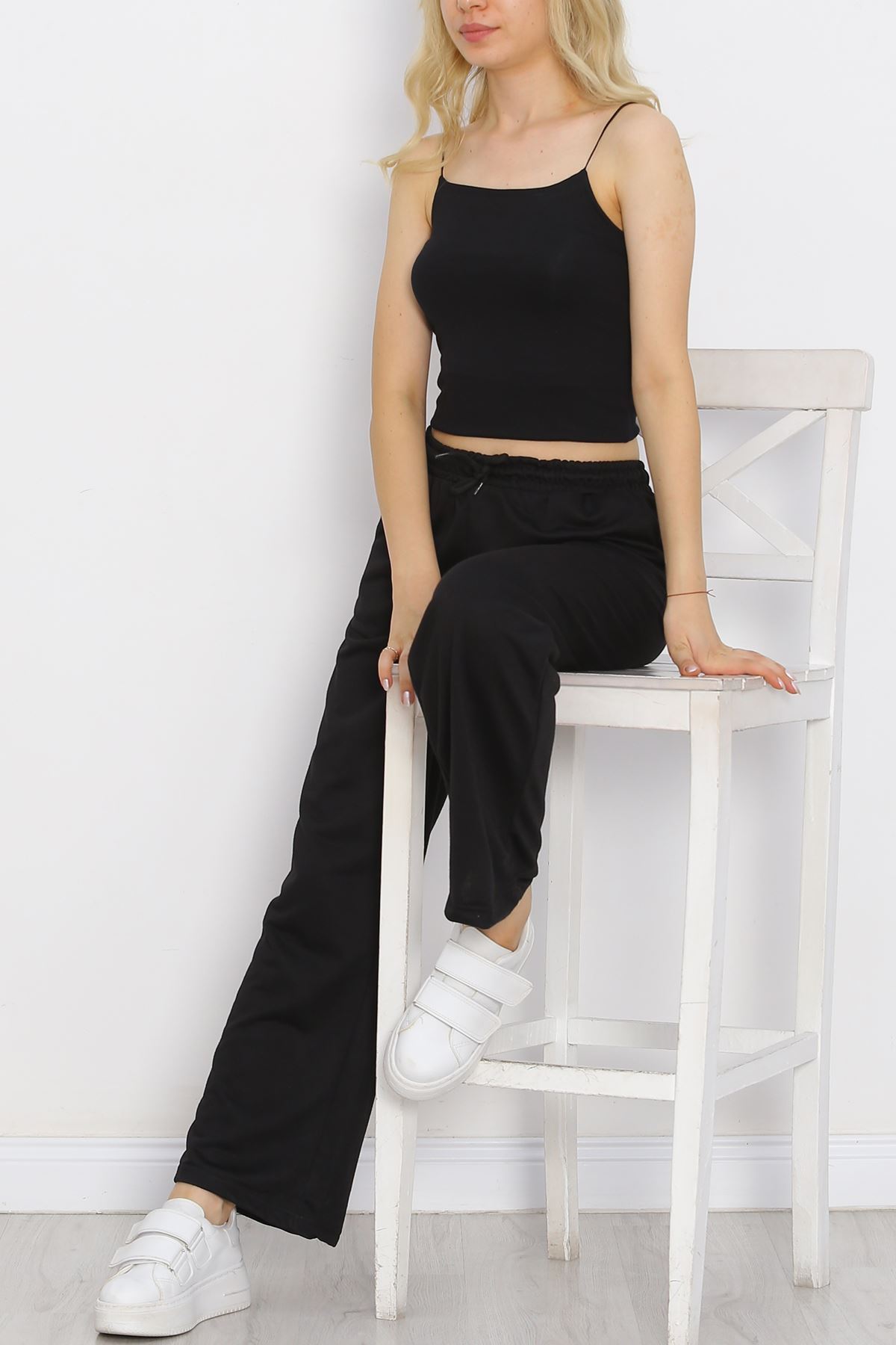 Palazzo Sweatpants Black - 18961.1431.