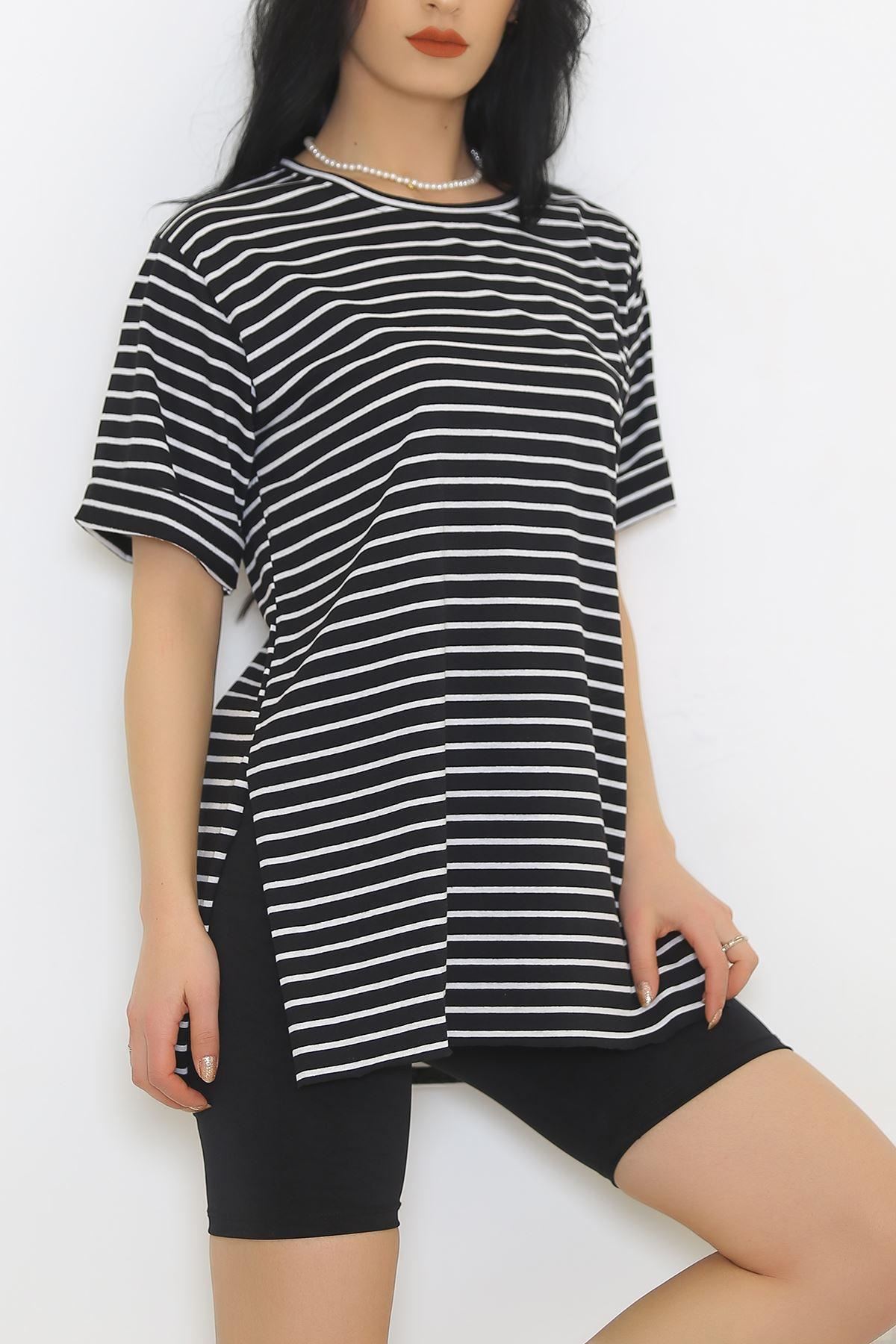 Striped T-shirt Black and White - 9173.1567.