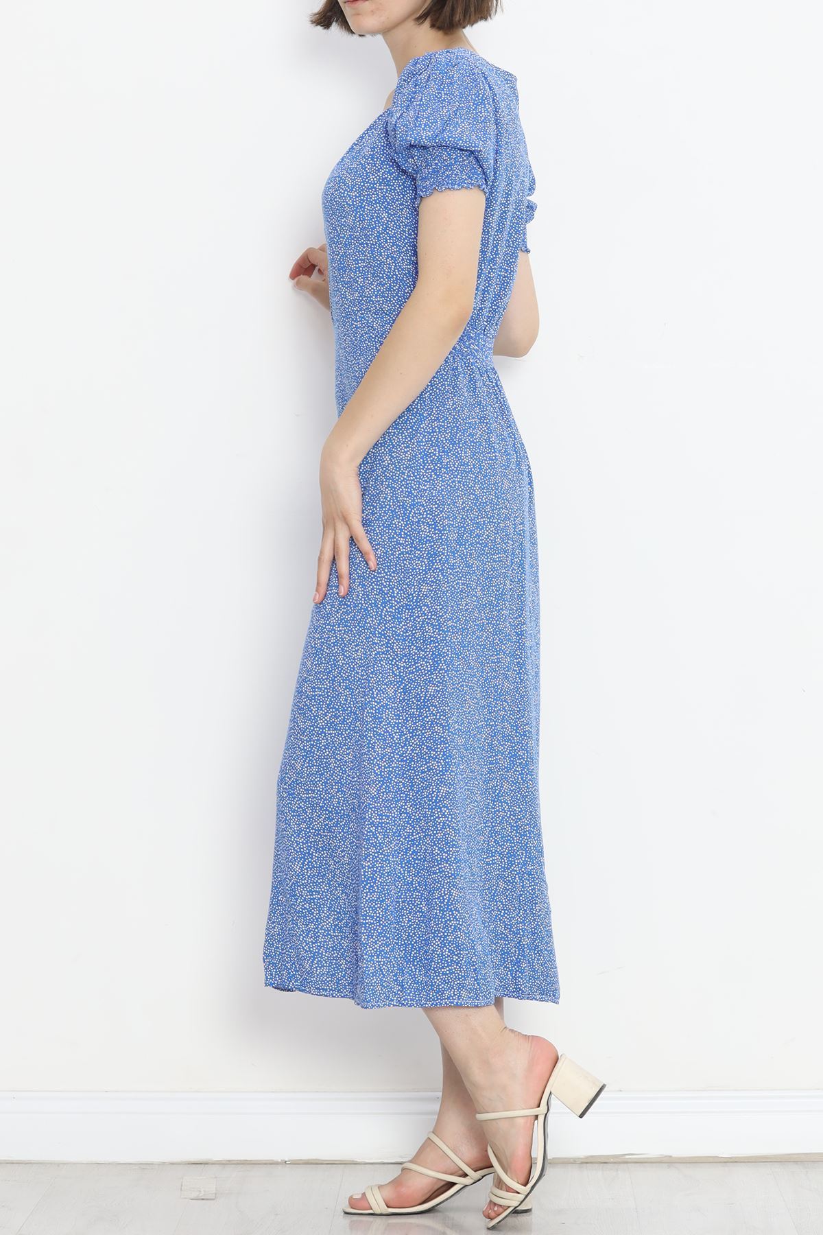 Kiss Neck Dress Blue - 696.1247.