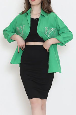 Metal Stone Shirt Green - 955.1247.