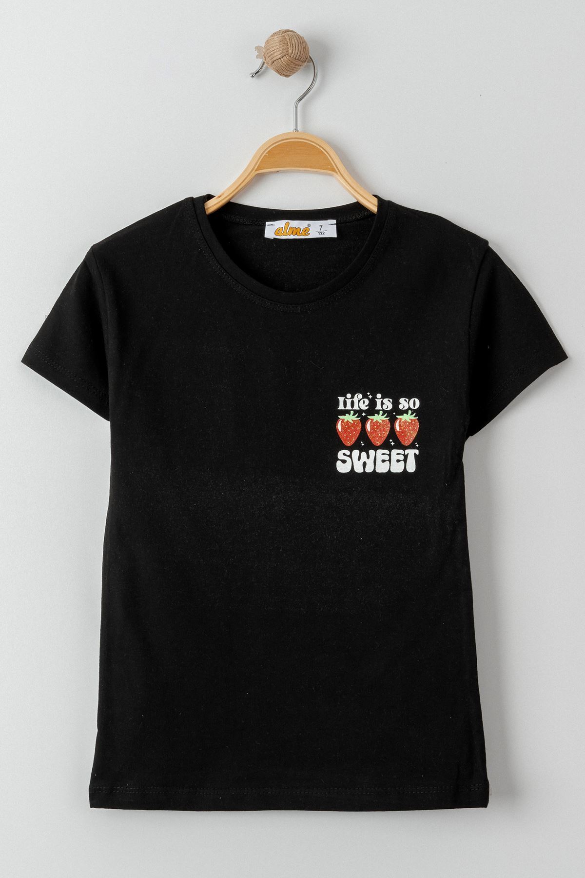 3-7 Years Printed Kids T-Shirt Black - 624028.1576.