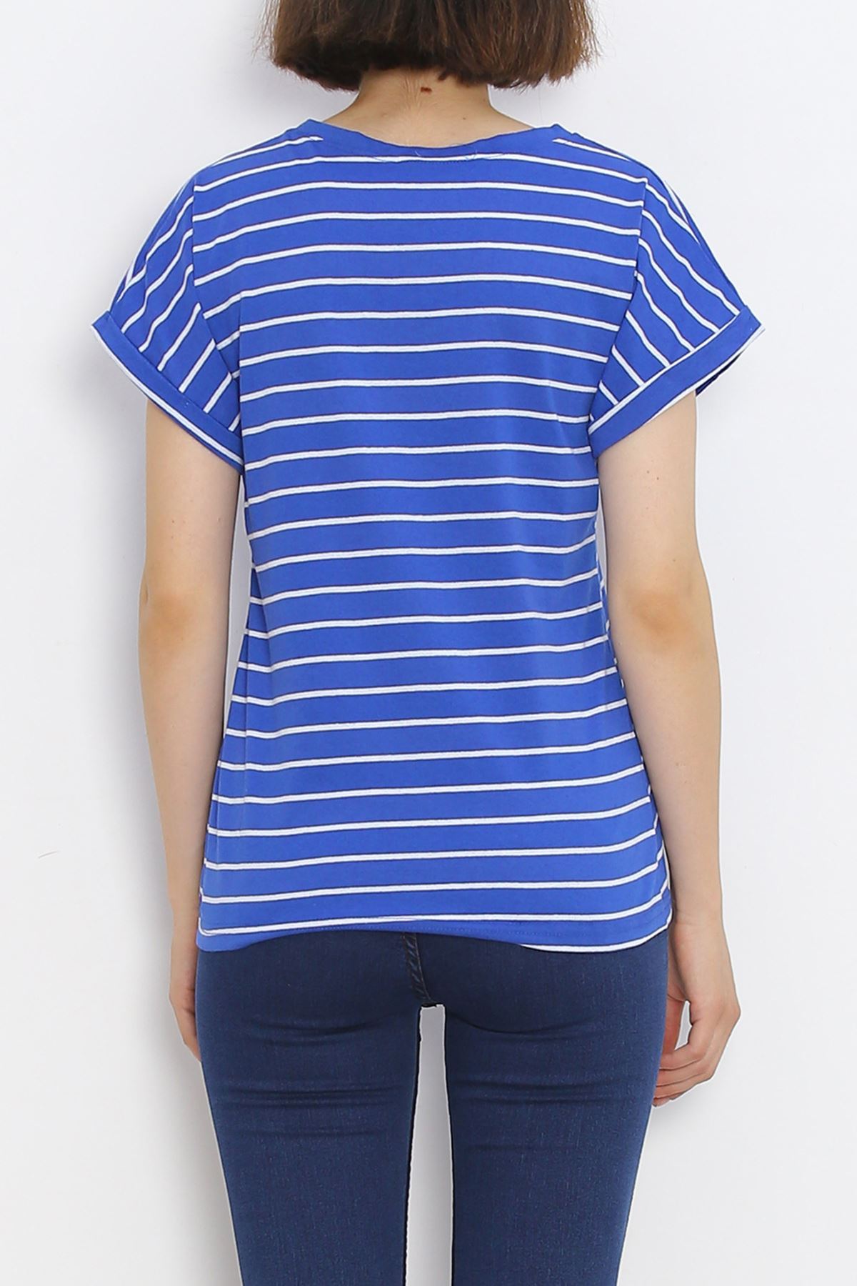 Single Jersey Striped Duplex T-Shirt Saks - 15918.1567.