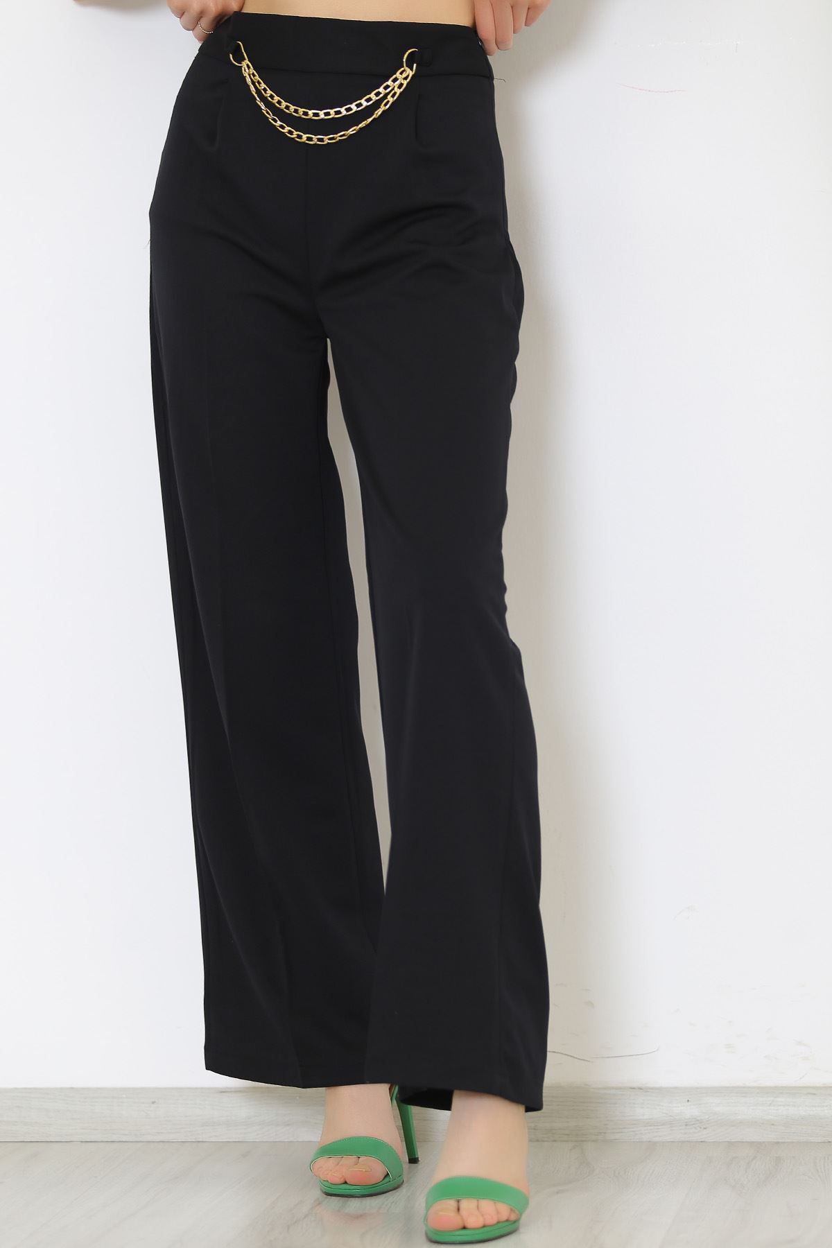 Chain Shaggy Pants Black - 24200.683.