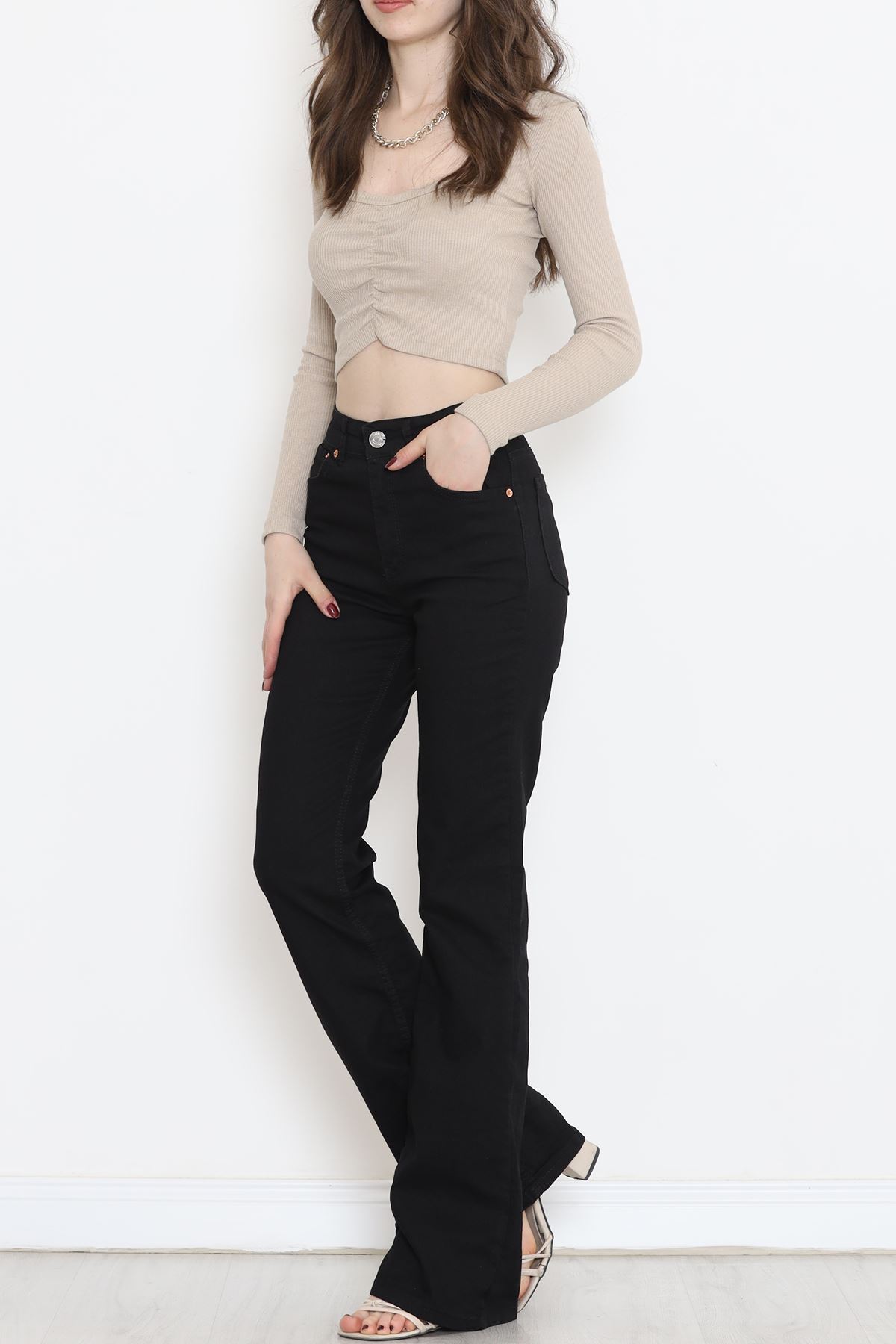 Flared Jeans Black3 - 11878.1431.