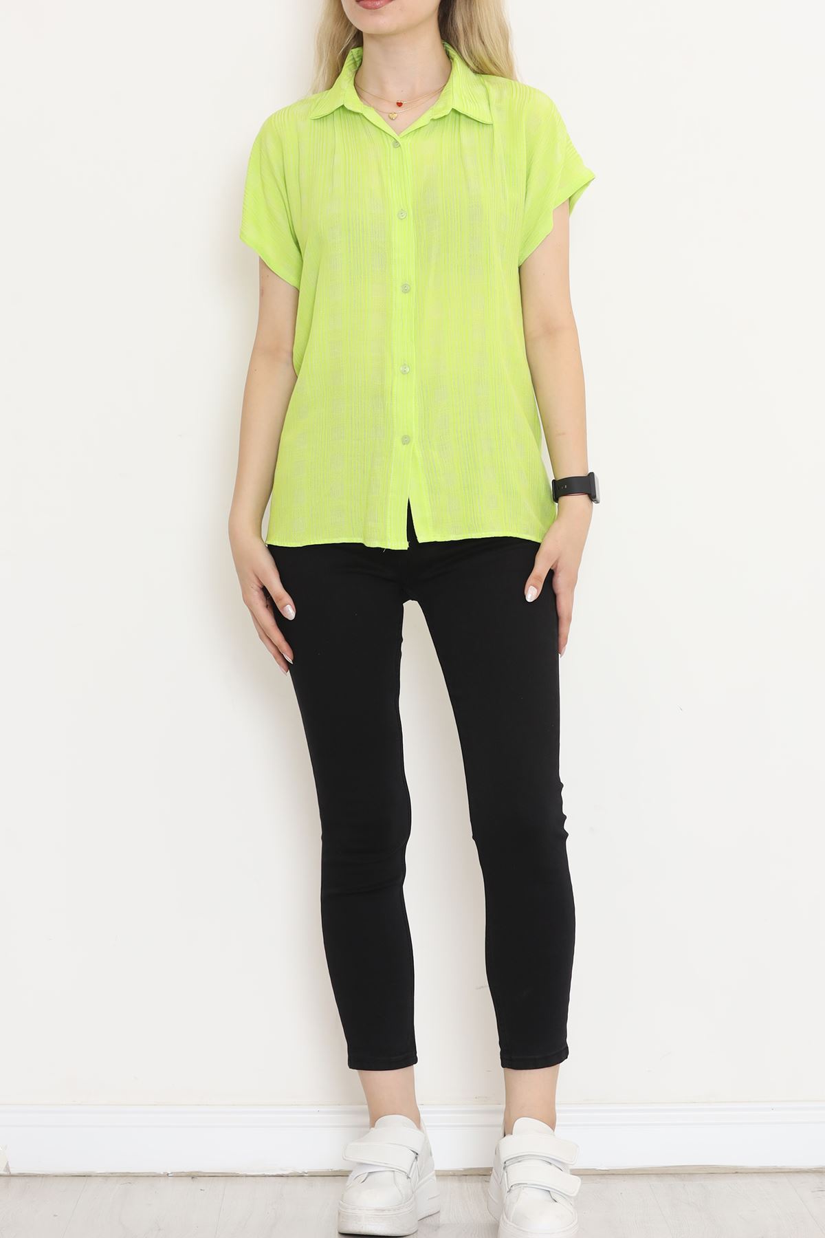 Bat Sleeve Shirt Pistachio Green - 16508.1775.