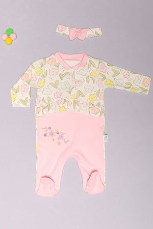 3-12 Months Baby Jumpsuit Pink - 01206.1803.