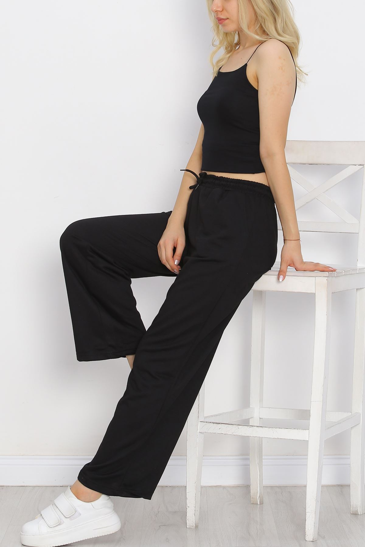 Palazzo Sweatpants Black - 18961.1431.