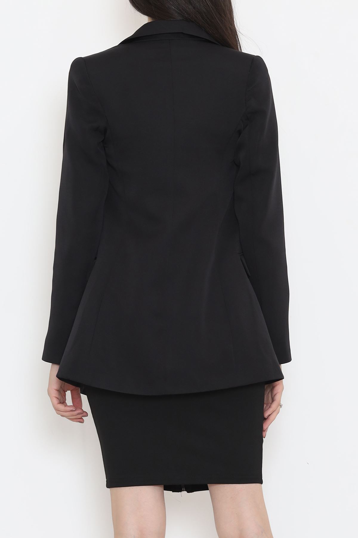 Buttoned Blazer Jacket Black - 354.1247.