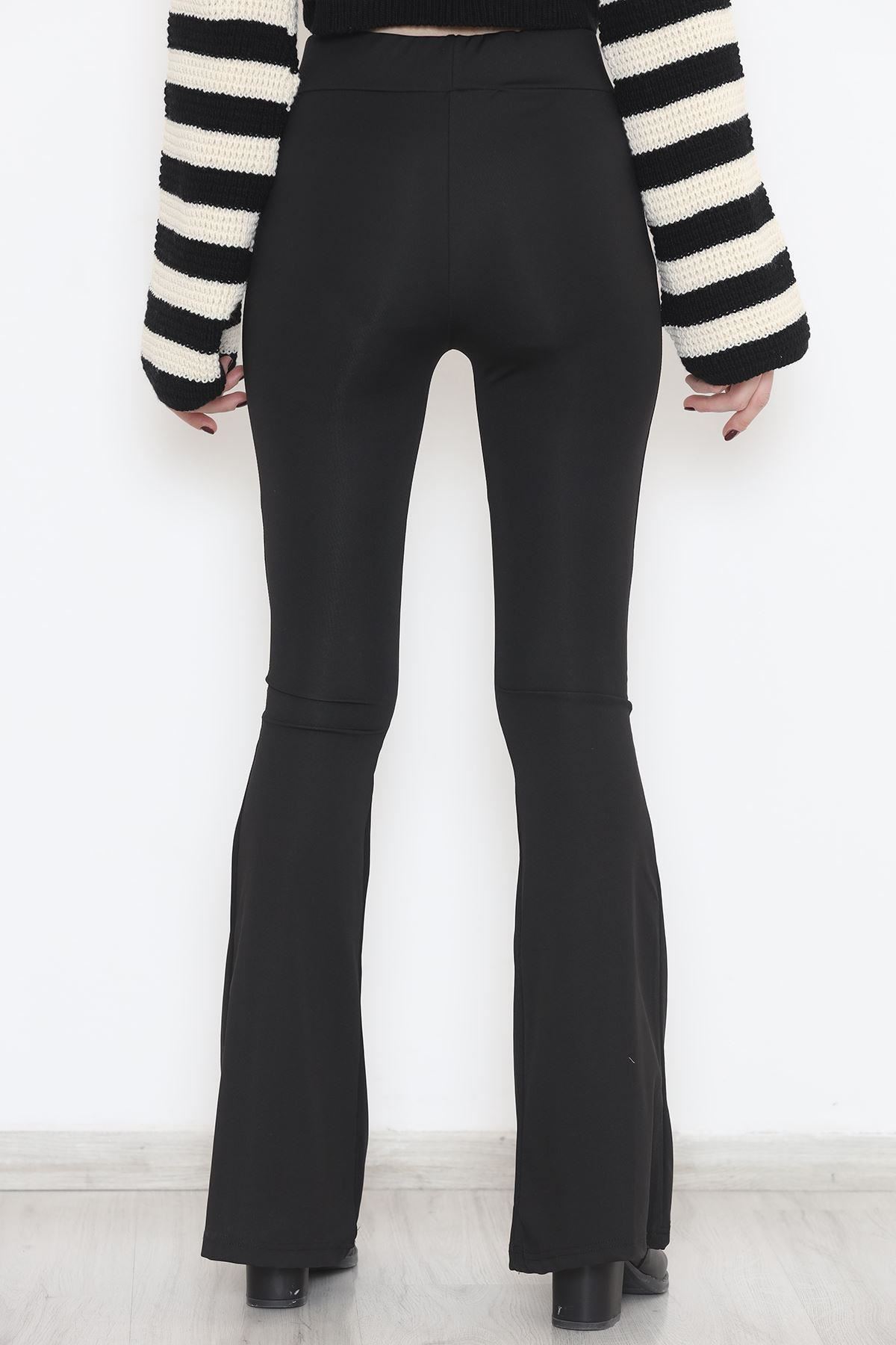 Flared Leggings Black1 - 9279.1098.