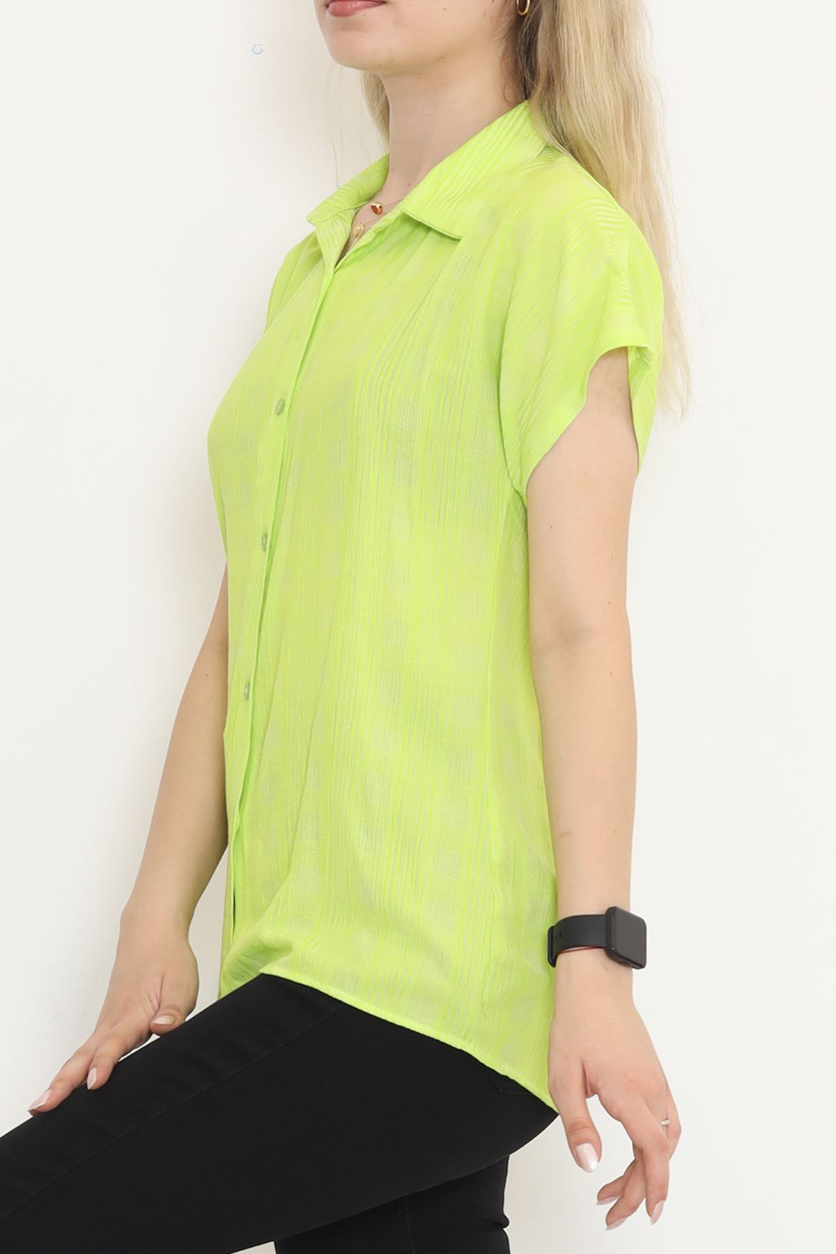 Bat Sleeve Shirt Pistachio Green - 16508.1775.