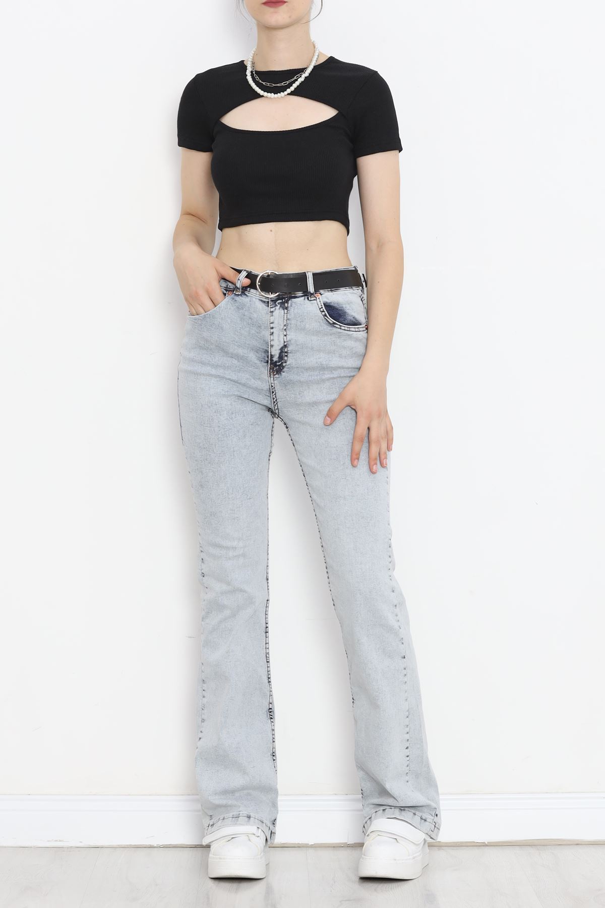 Low-cut Crop Body Black - 4121.1567.