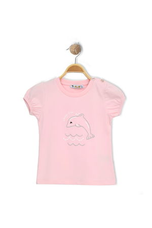 1-4 Years Embroidered T-shirt Pink - 524421.1576.