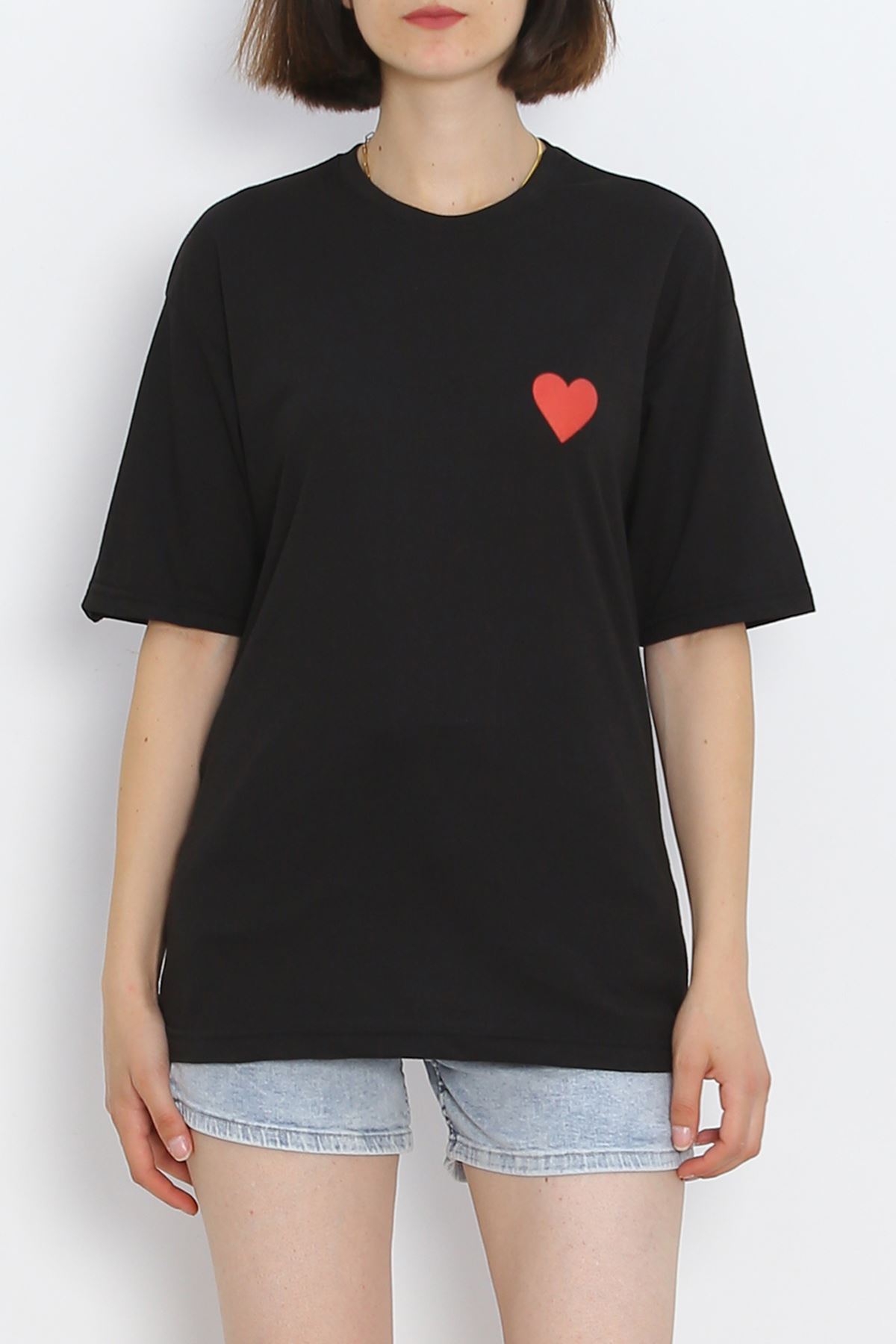 Printed Crew Neck T-shirt Black - 18939.1567.