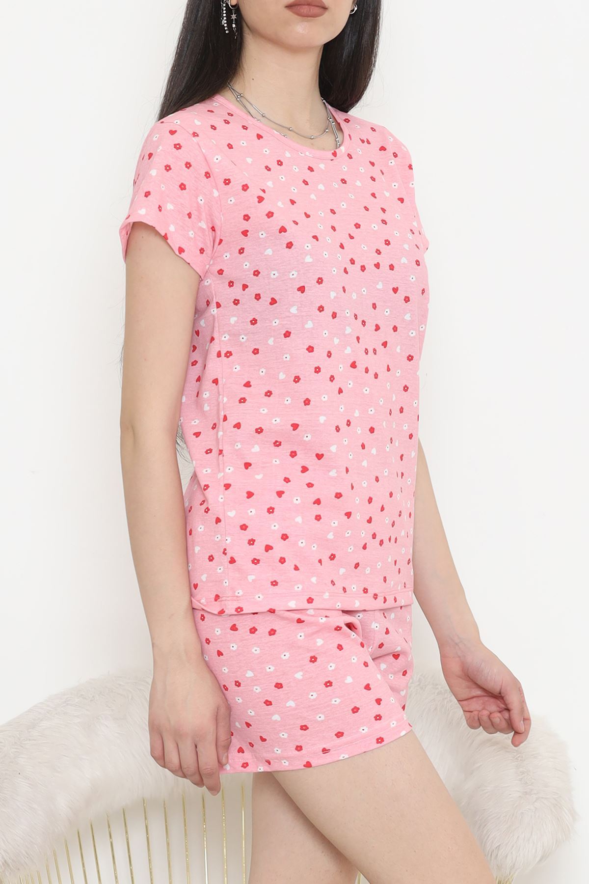 Pajama Set with Shorts Pink - 390.1287.