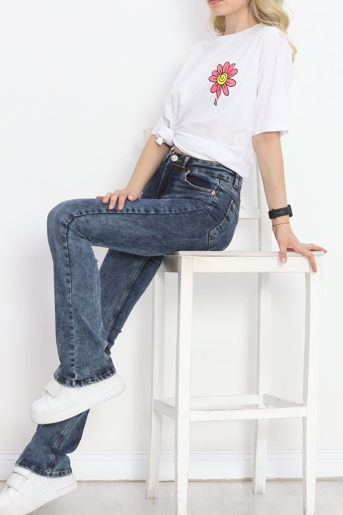 Flared Jeans Dark Blue - 18688.1431.