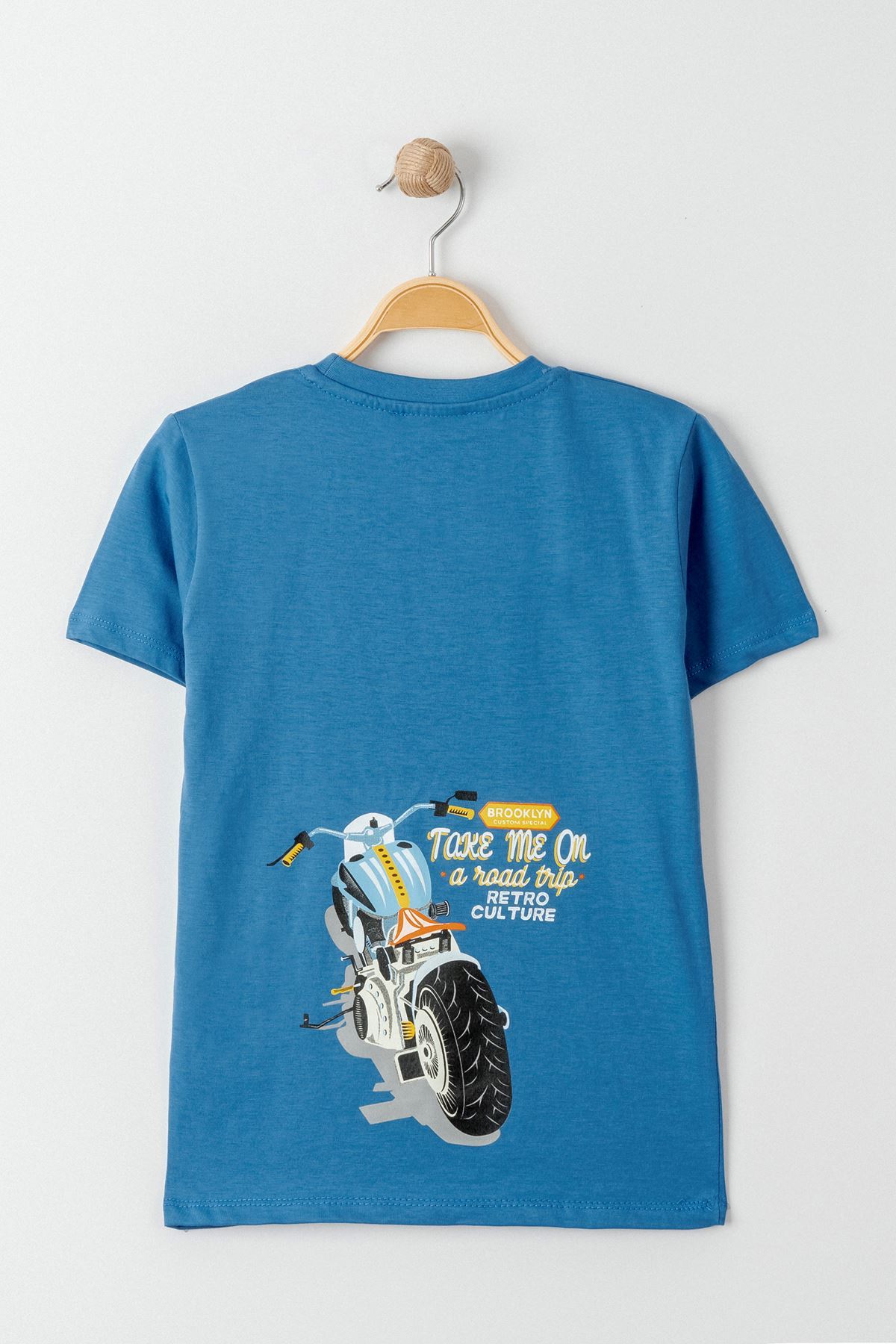 3-7 Years Printed Kids T-Shirt Indigo - 224240.1576.