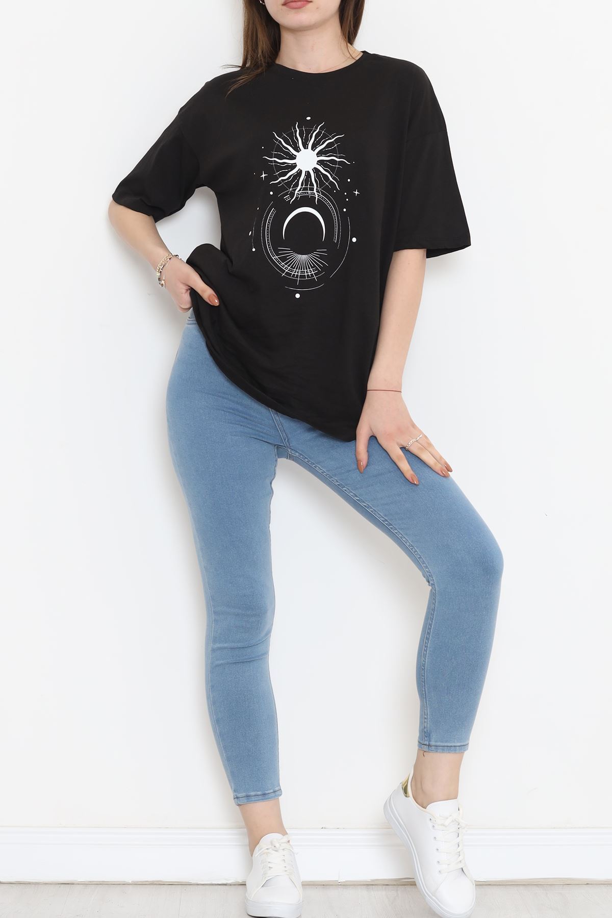 Printed T-shirt Black - 16492.1567.