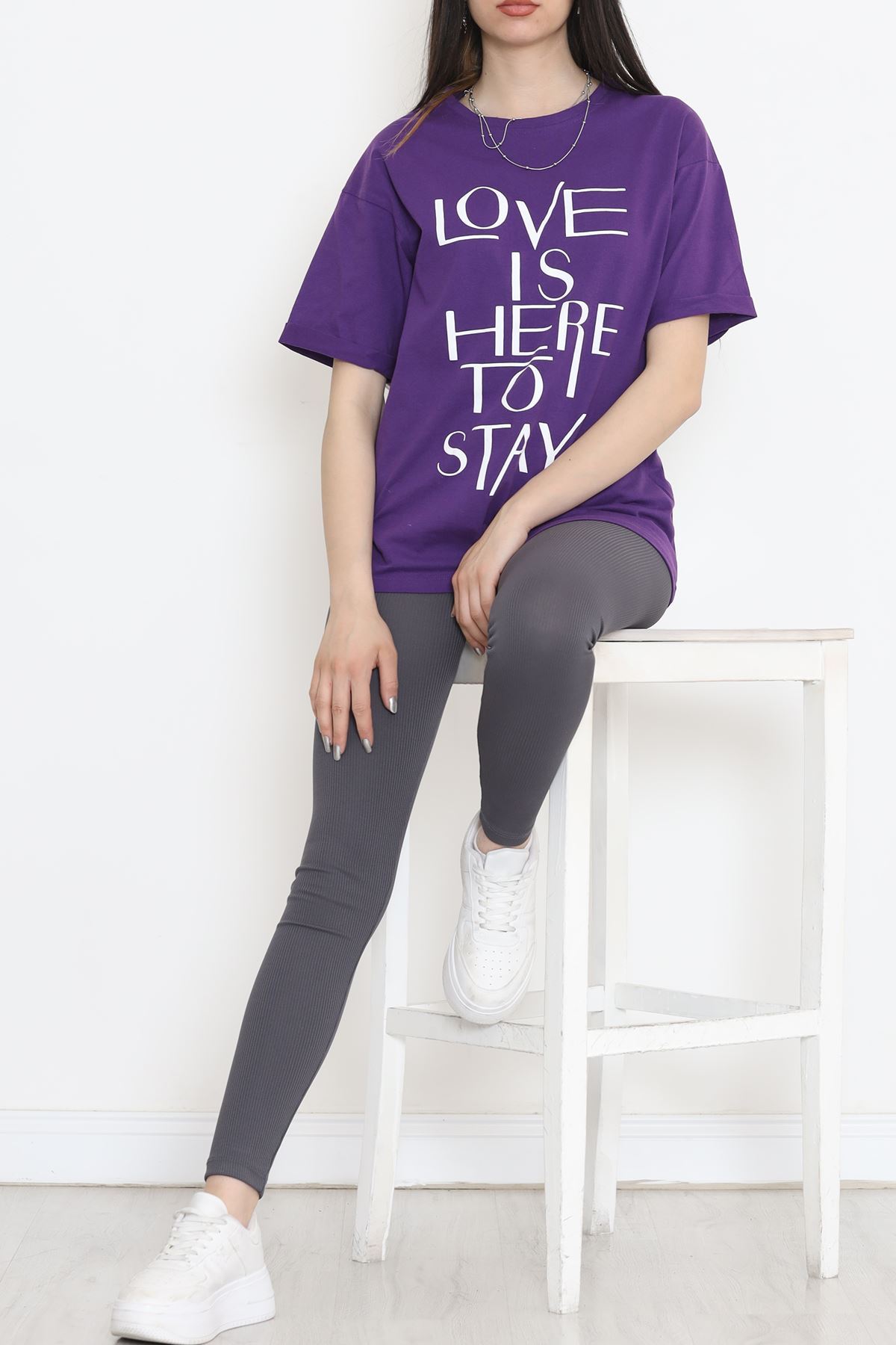 Double Sleeve T-Shirt Purple - 16526.1567.