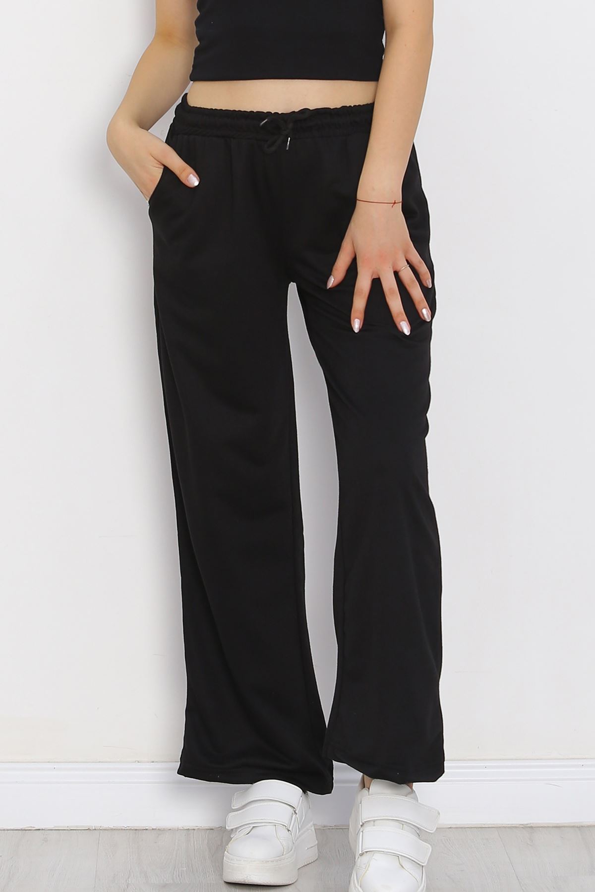 Palazzo Sweatpants Black - 18961.1431.