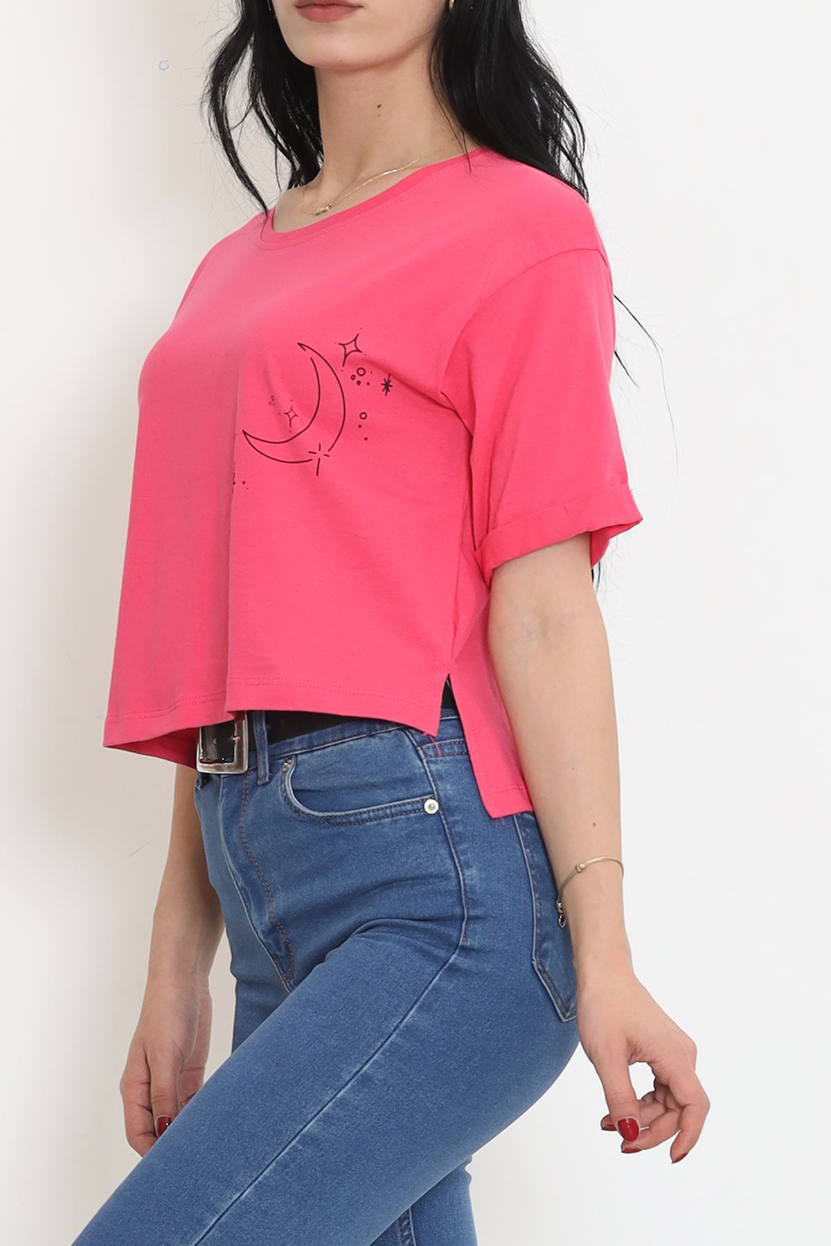 Printed Crop T-shirt Koyupembe - 18667.1567.