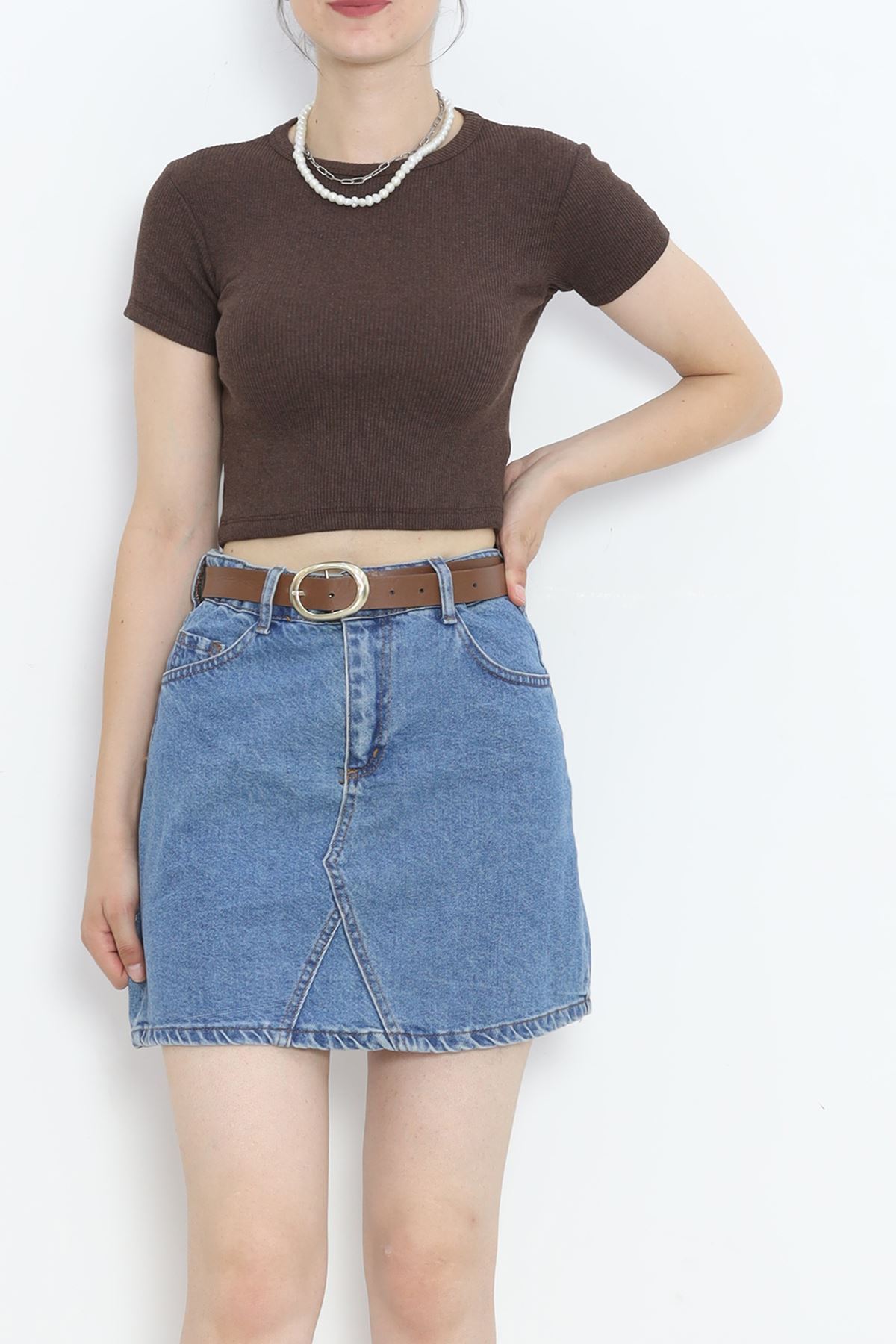 Crew Neck Camisole Body Light Brown - 18880.1567.