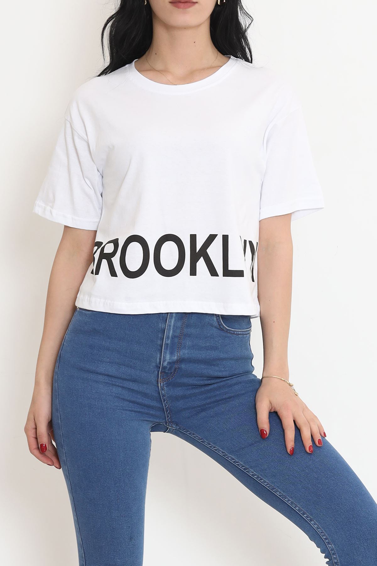 Printed T-shirt White - 16484.1567.