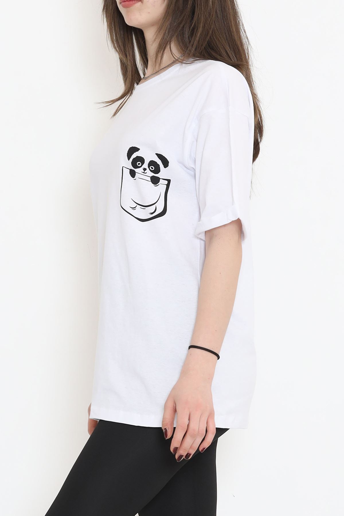 Pocket Printed T-shirt White - 16530.1567.