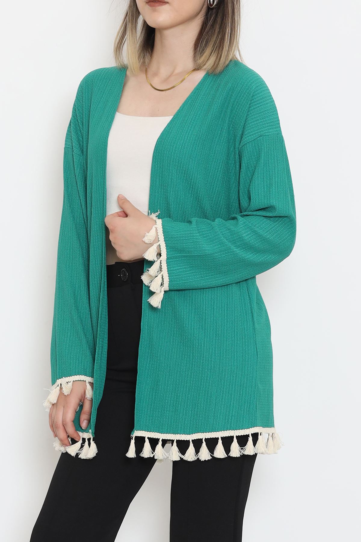 Pompom Kimono Green - 12577.631.